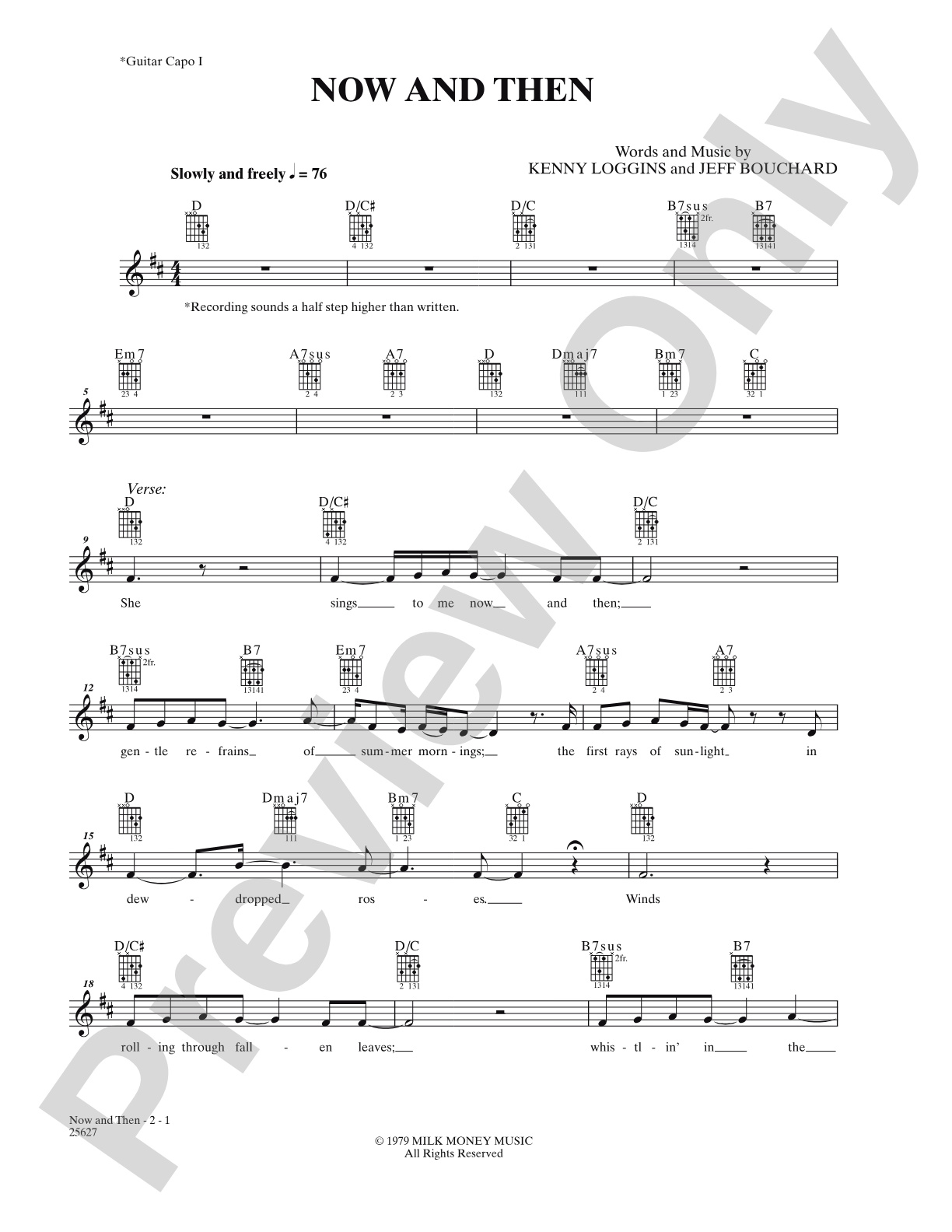Now & Then: Lead Sheet