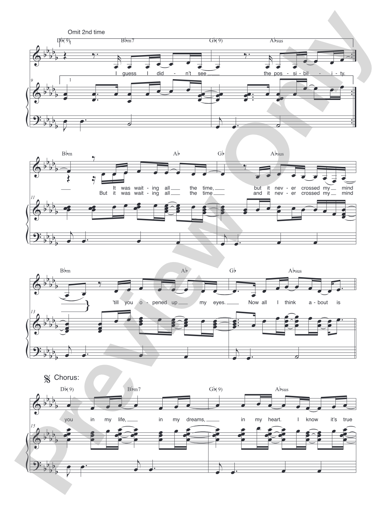 You: Piano/Vocal/Chords