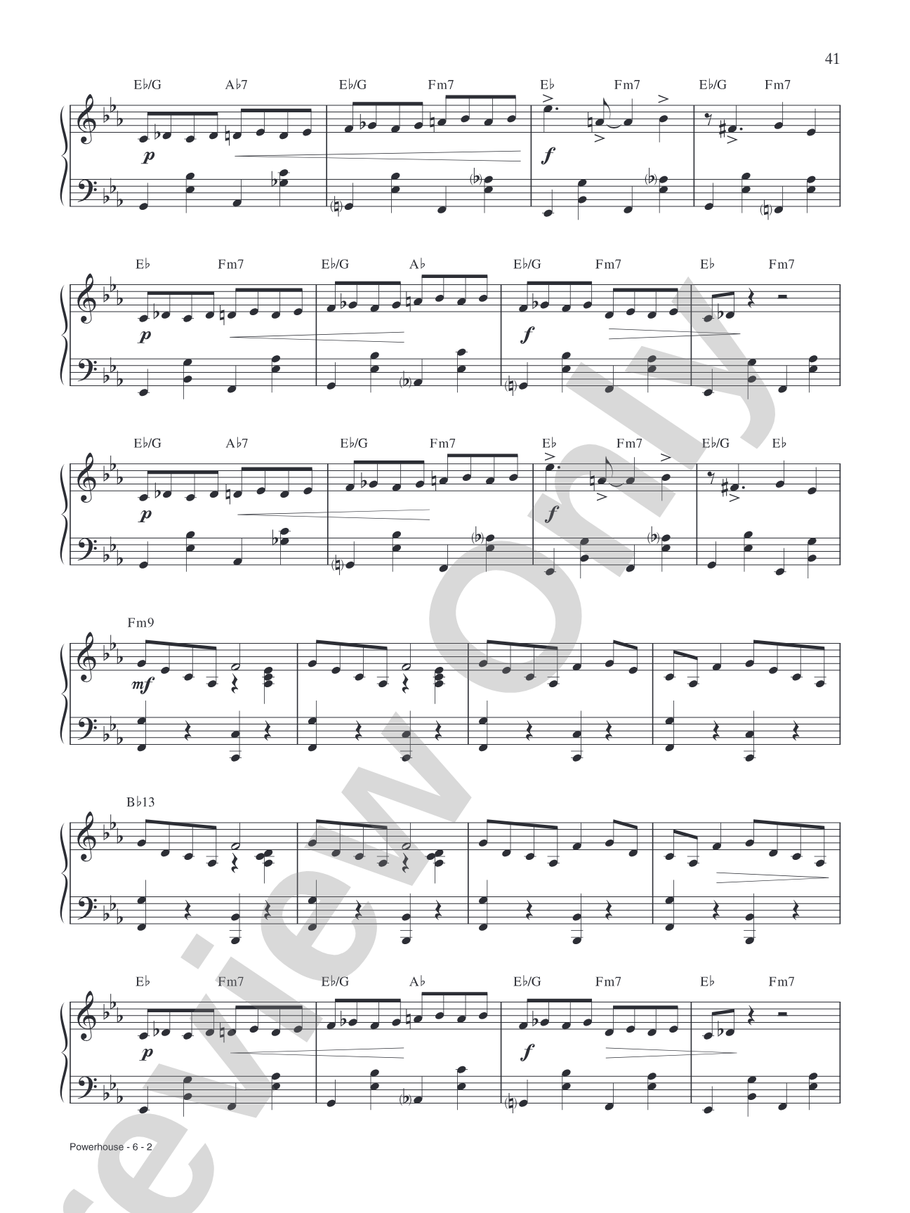 Powerhouse (from "Merrie Melodies & Looney Tunes"): Piano
