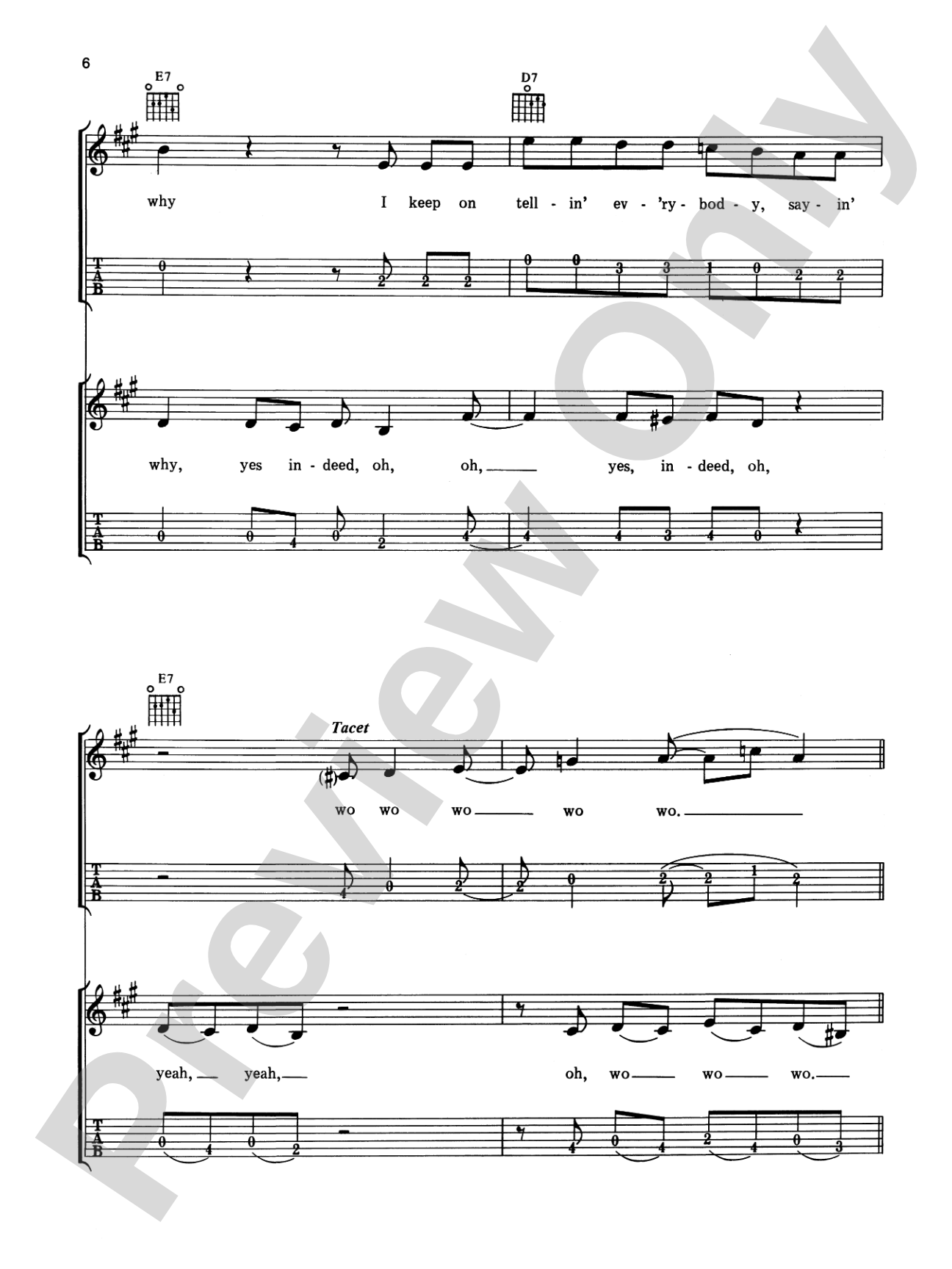 Mockingbird: Piano/Vocal/Chords