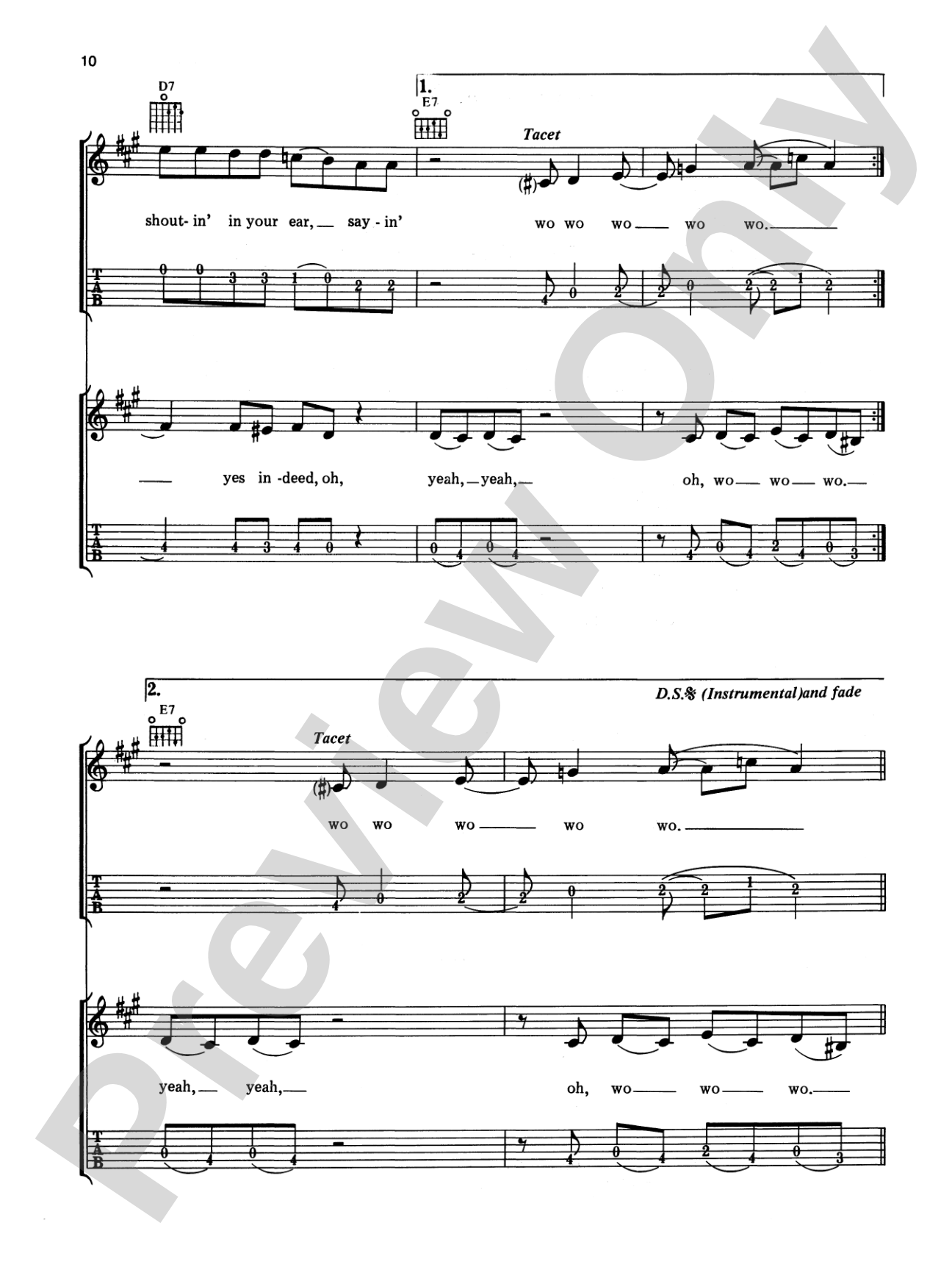 Mockingbird: Piano/Vocal/Chords