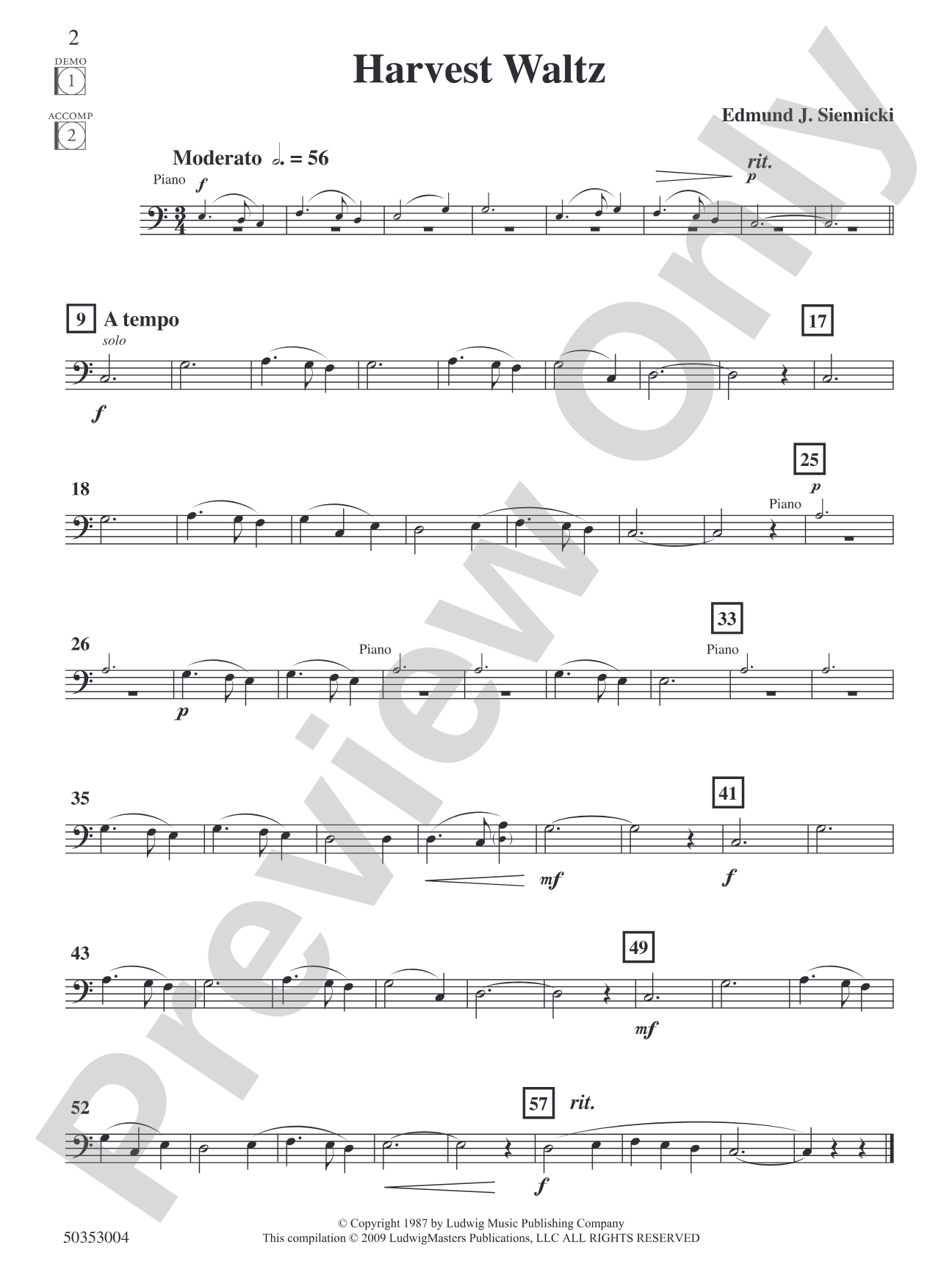Competition Solos, Book 1 Trombone, Bassoon or Euphonium BC: Solo & Small Ensemble
