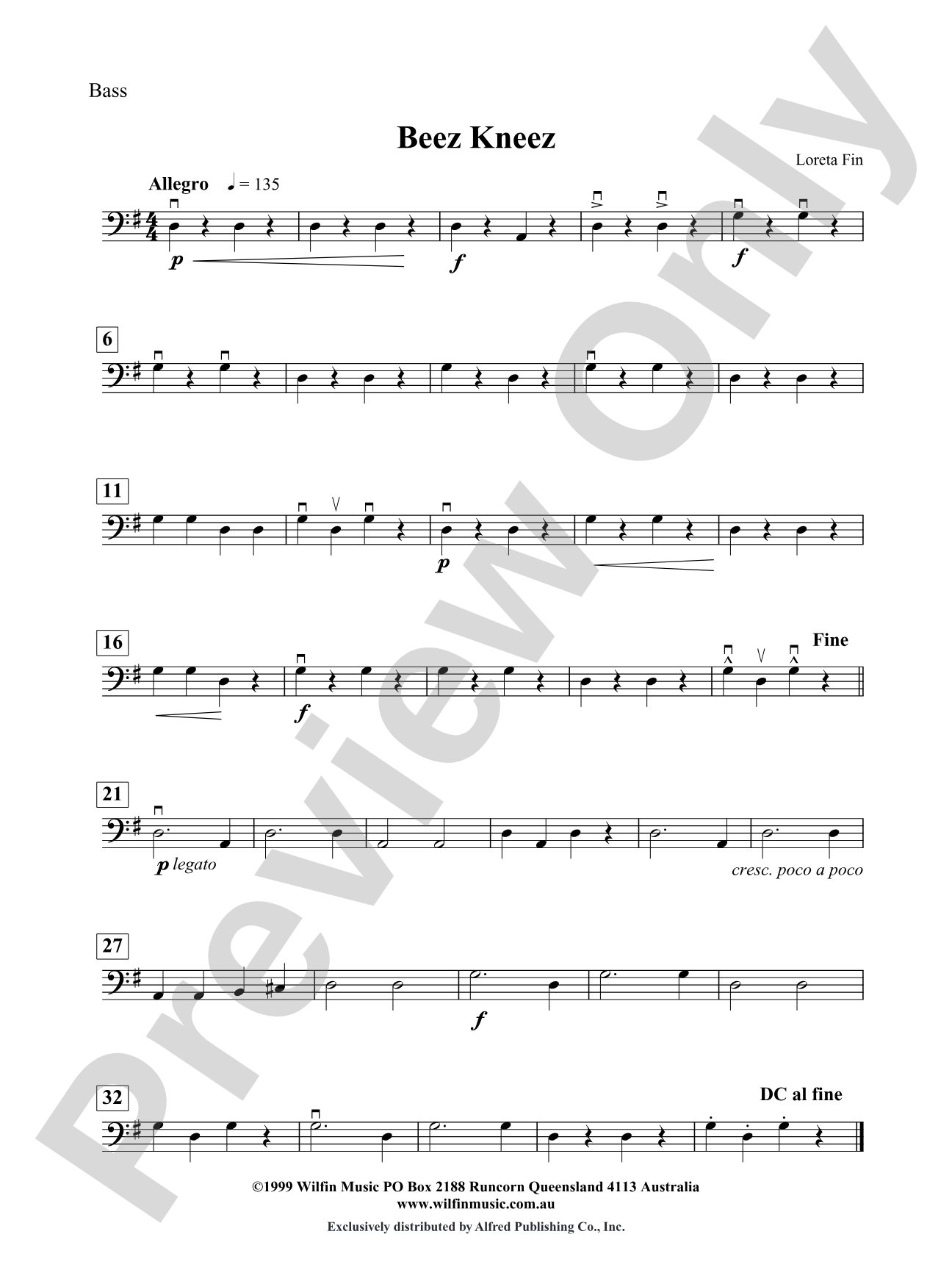 Beez Kneez: String Bass