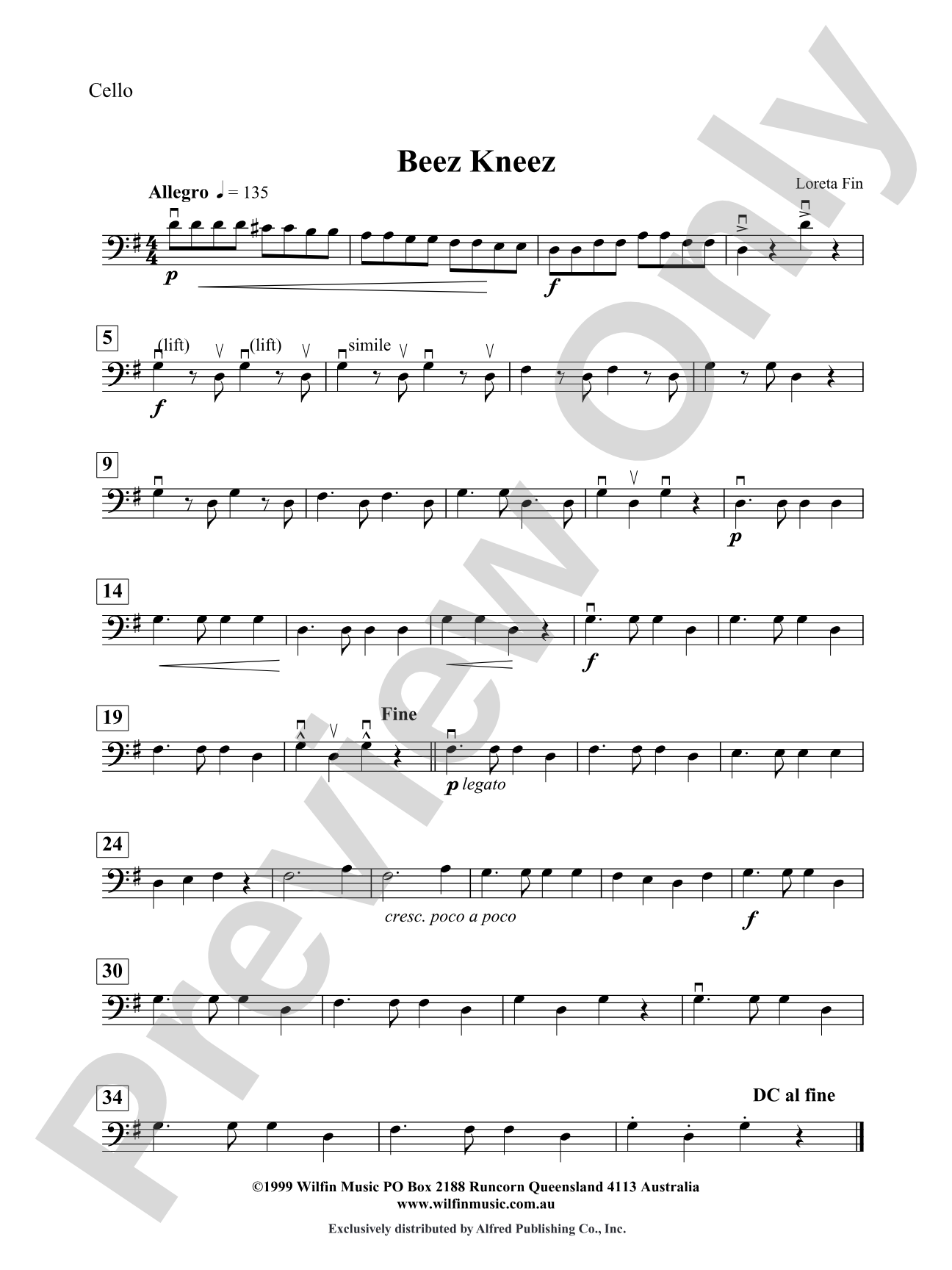 Beez Kneez: Cello