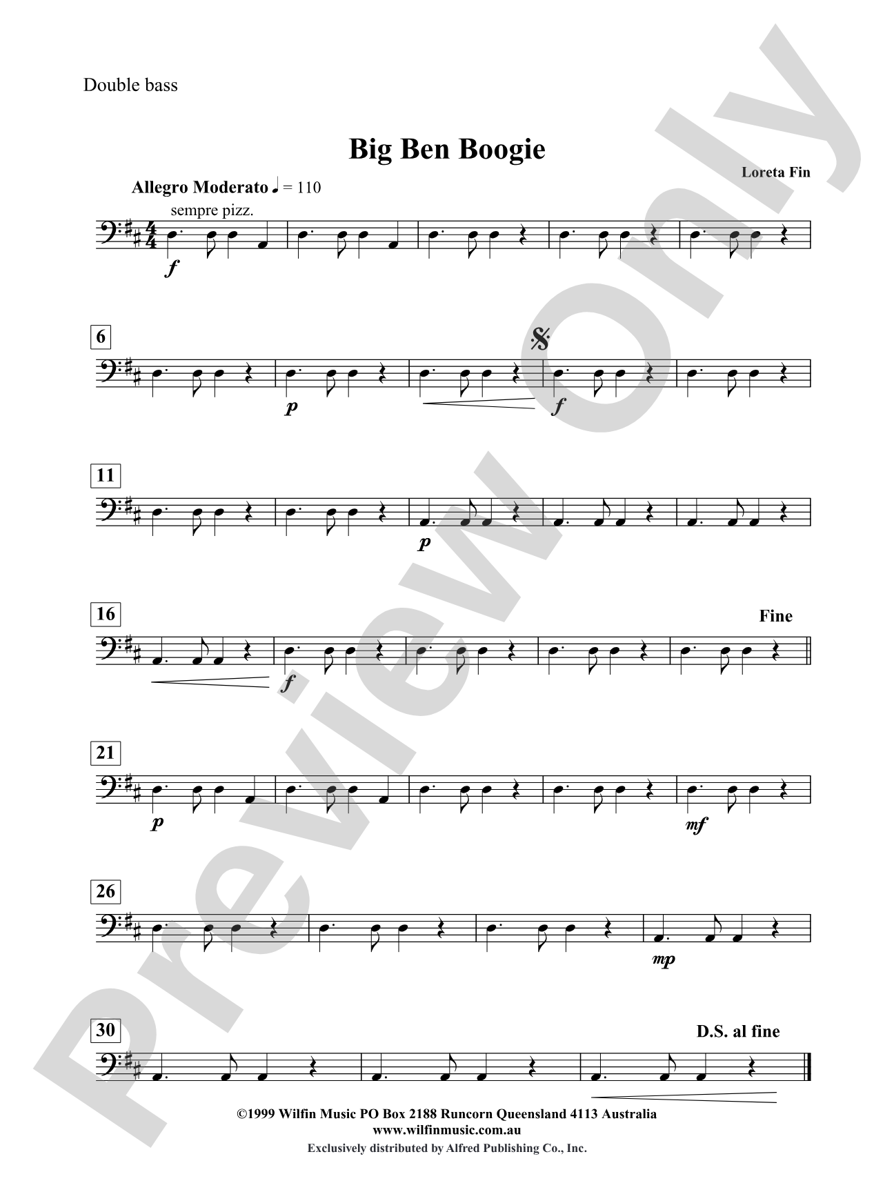 Big Ben Boogie: String Bass