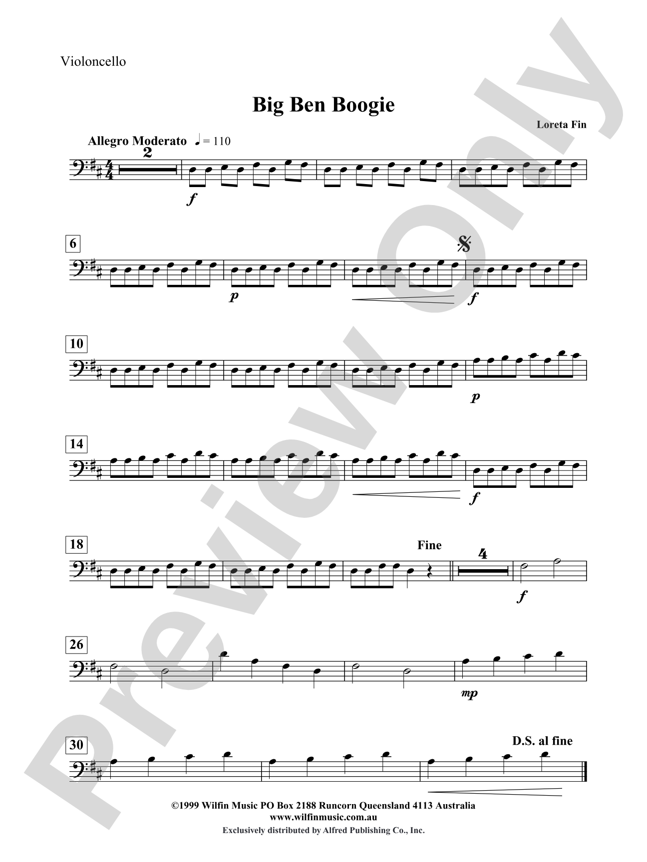 Big Ben Boogie: Cello