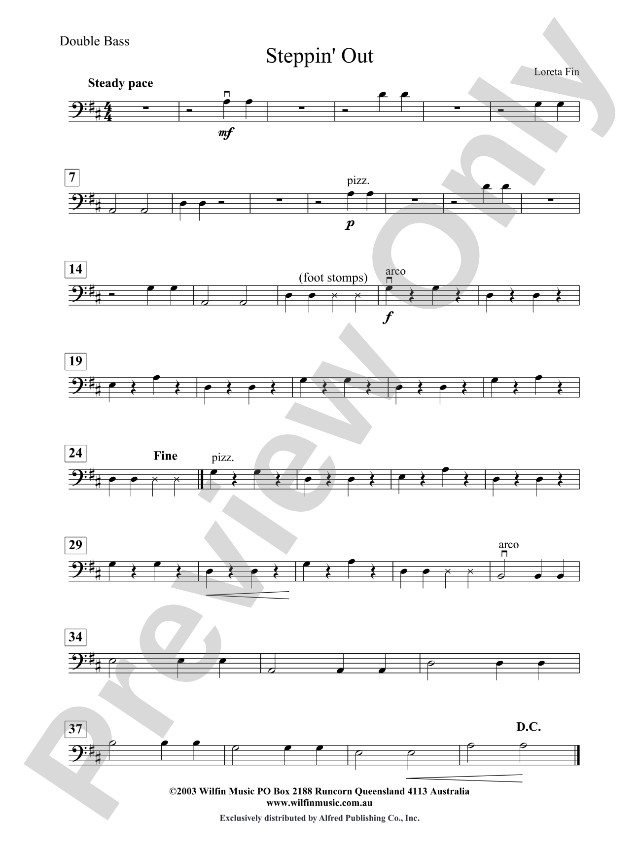 Steppin' Out: String Bass