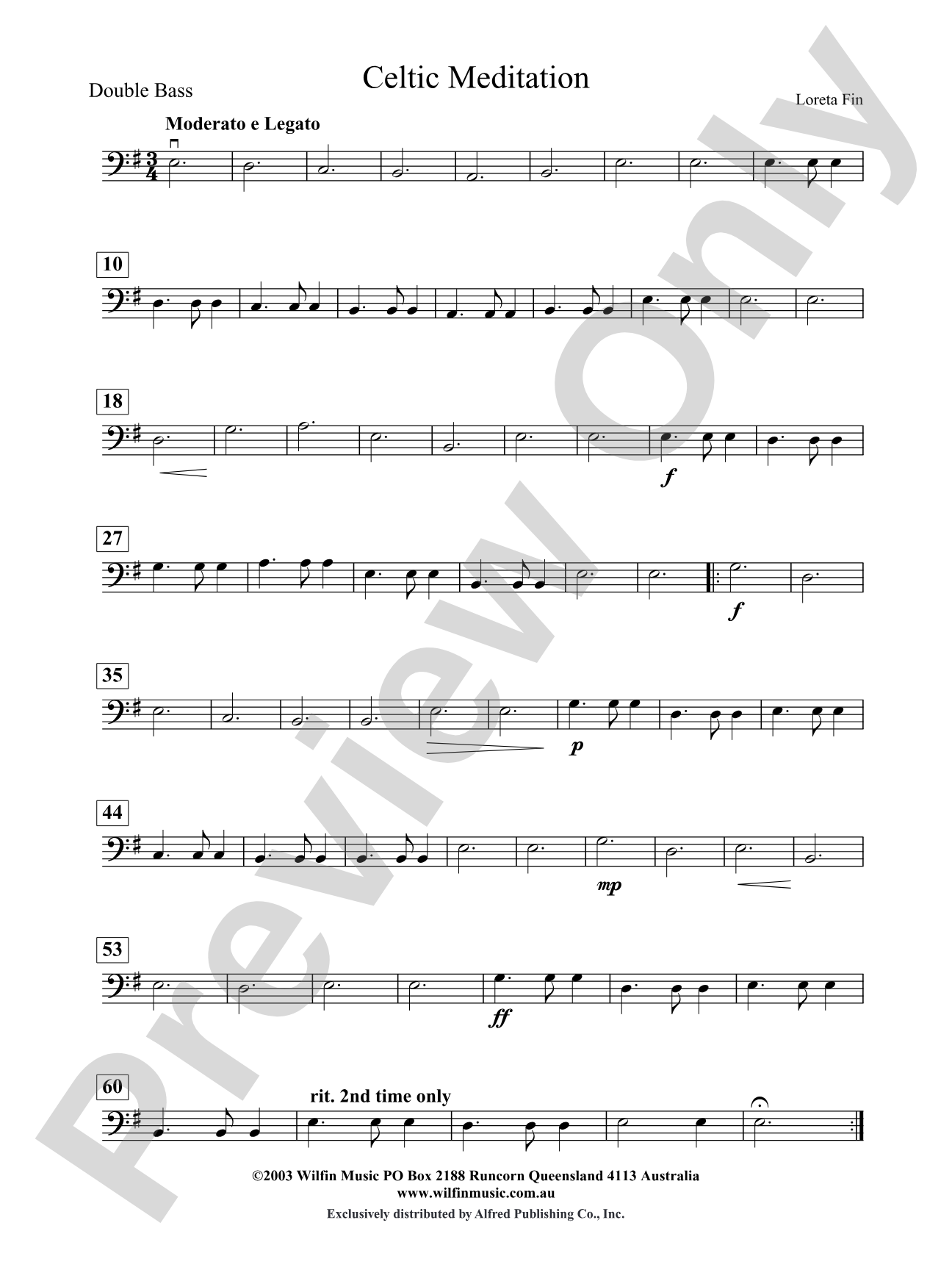 Celtic Meditation: String Bass