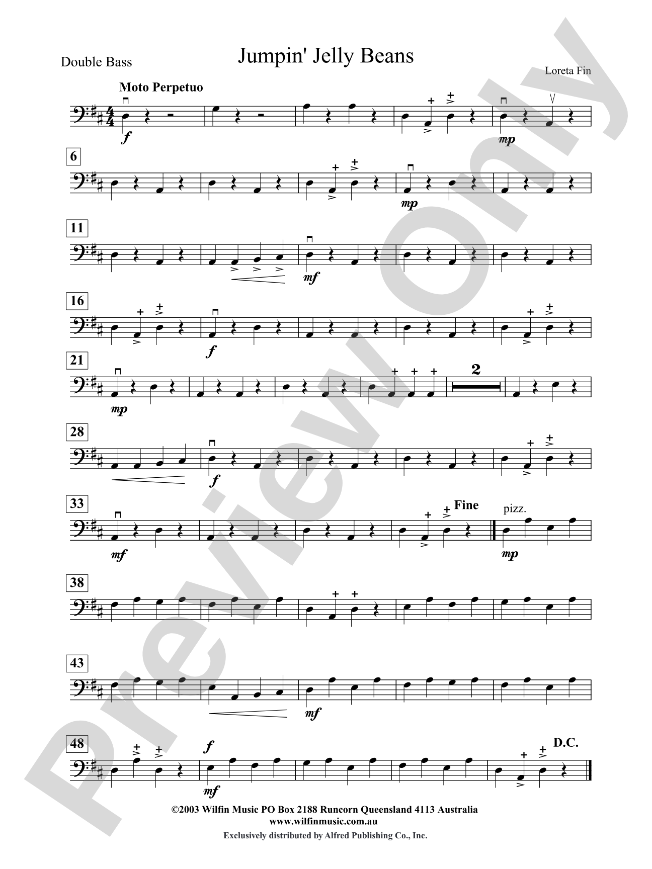 Jumpin' Jelly Beans: String Bass