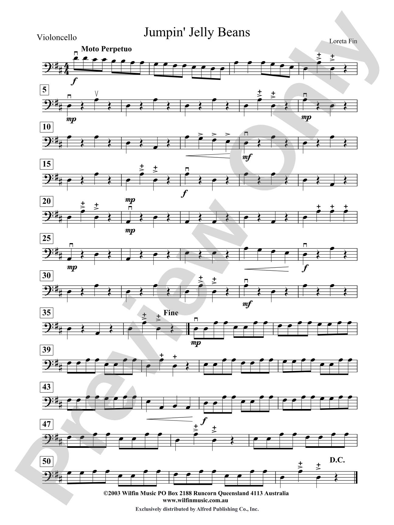 Jumpin' Jelly Beans: Cello