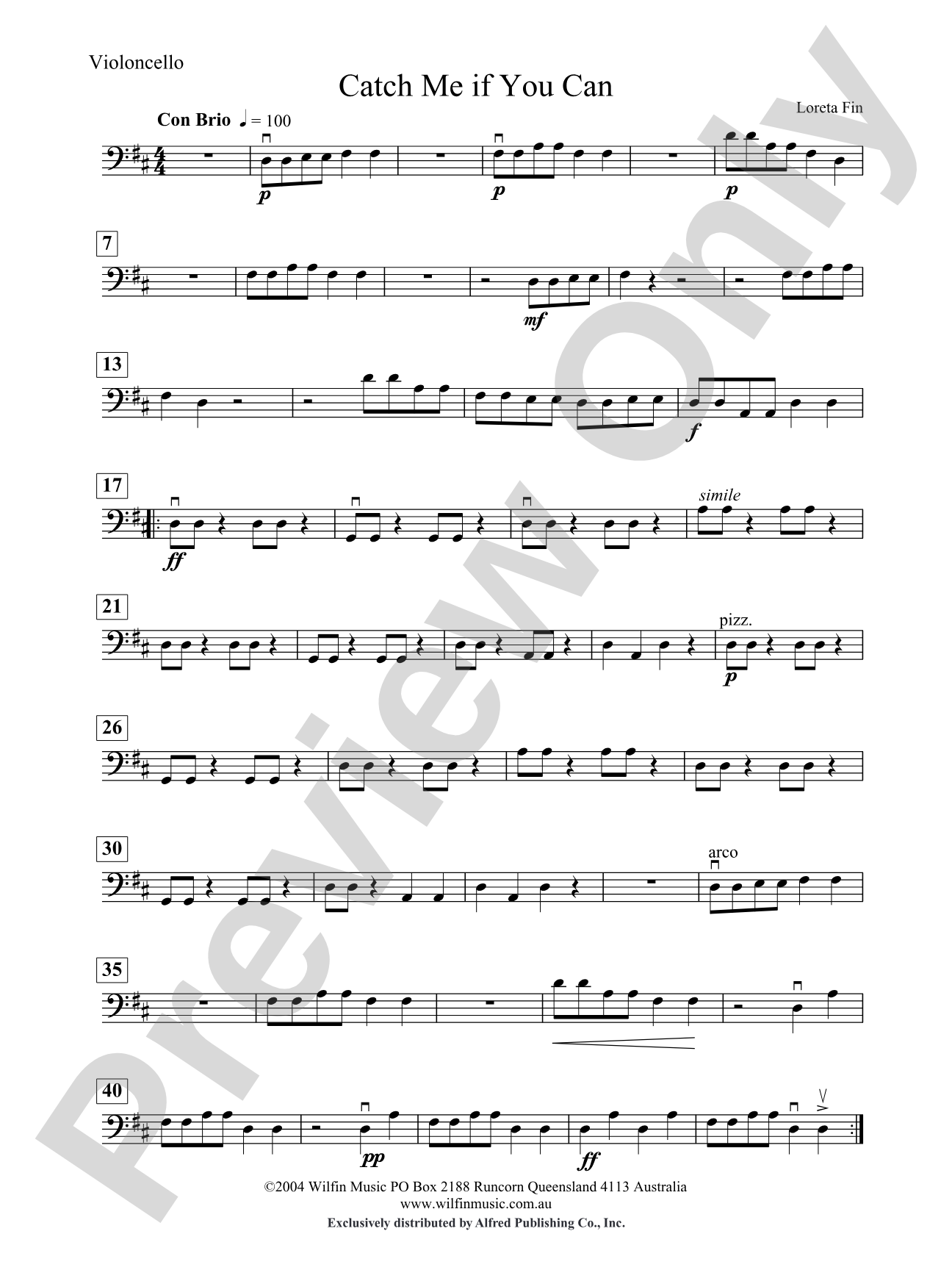 Catch Me If You Can: Cello