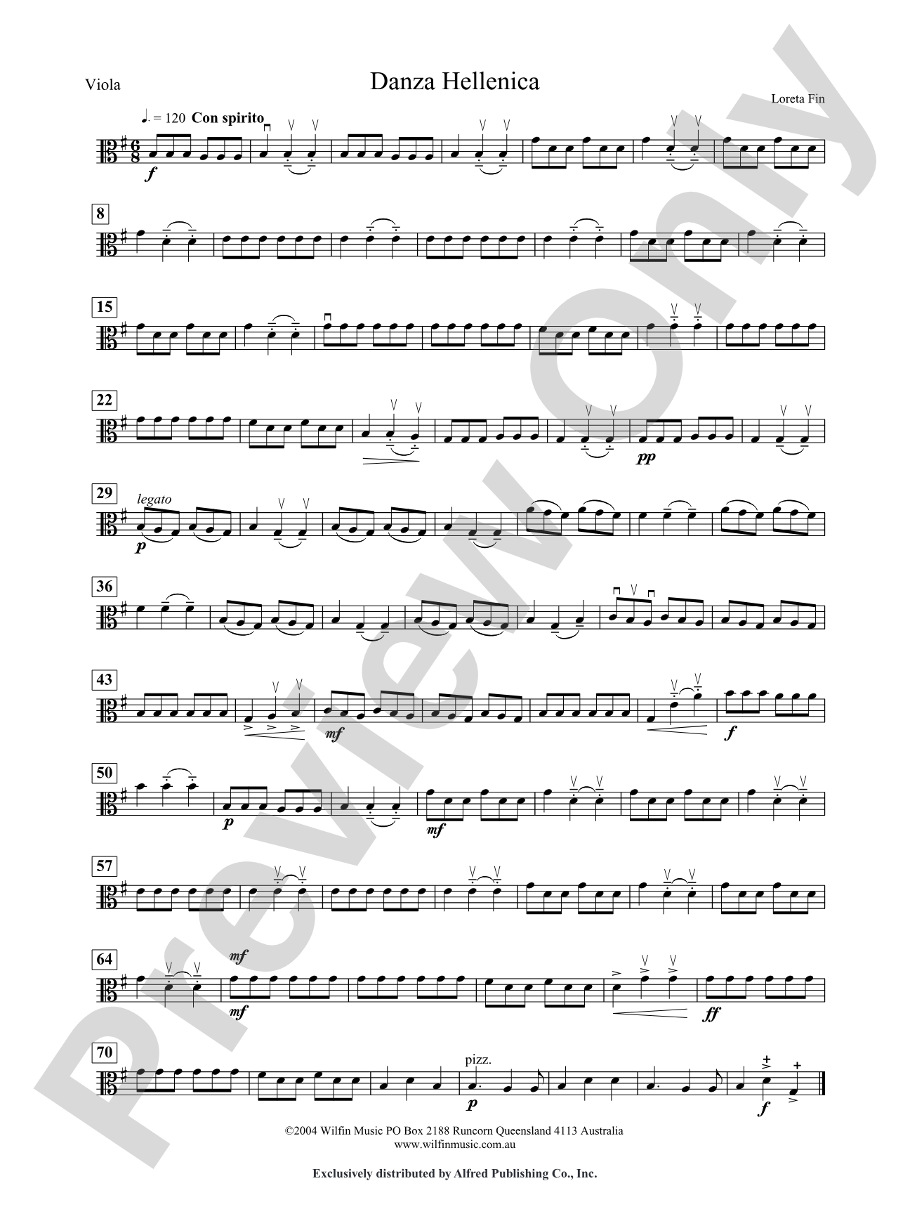 Danza Hellenica: Viola