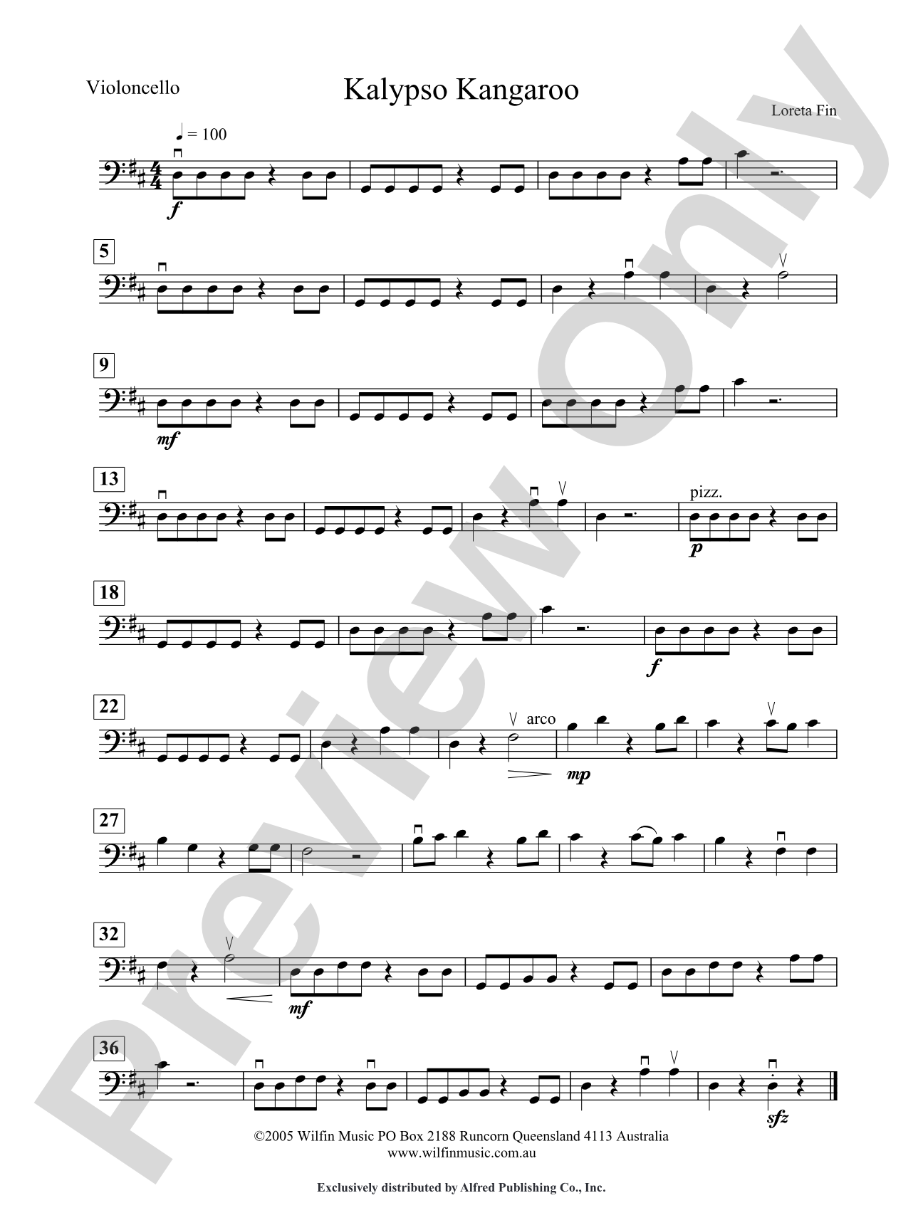 Kalypso Kangaroo: Cello