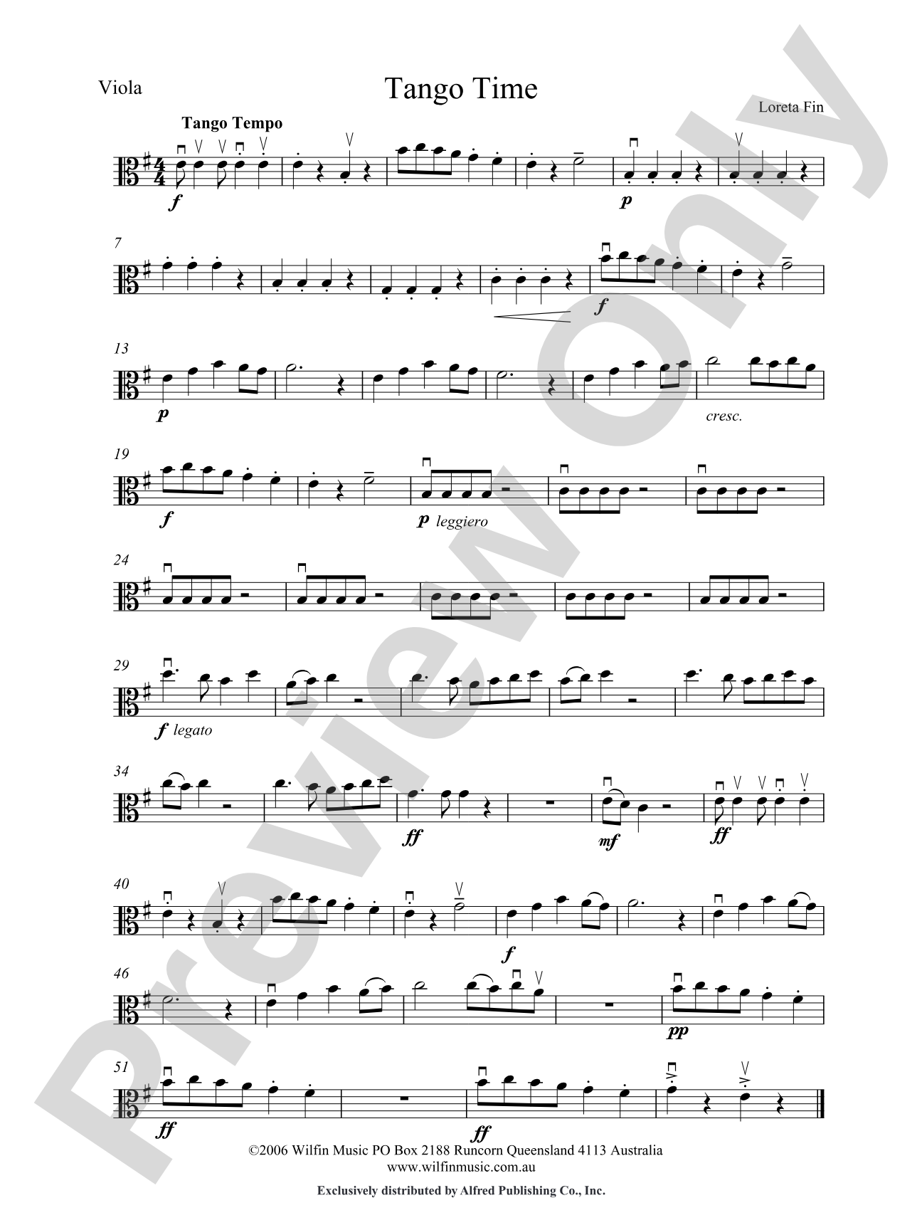 Tango Time: Viola