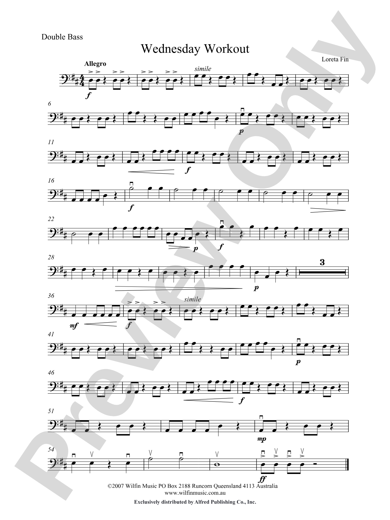 Wednesday Workout: String Bass