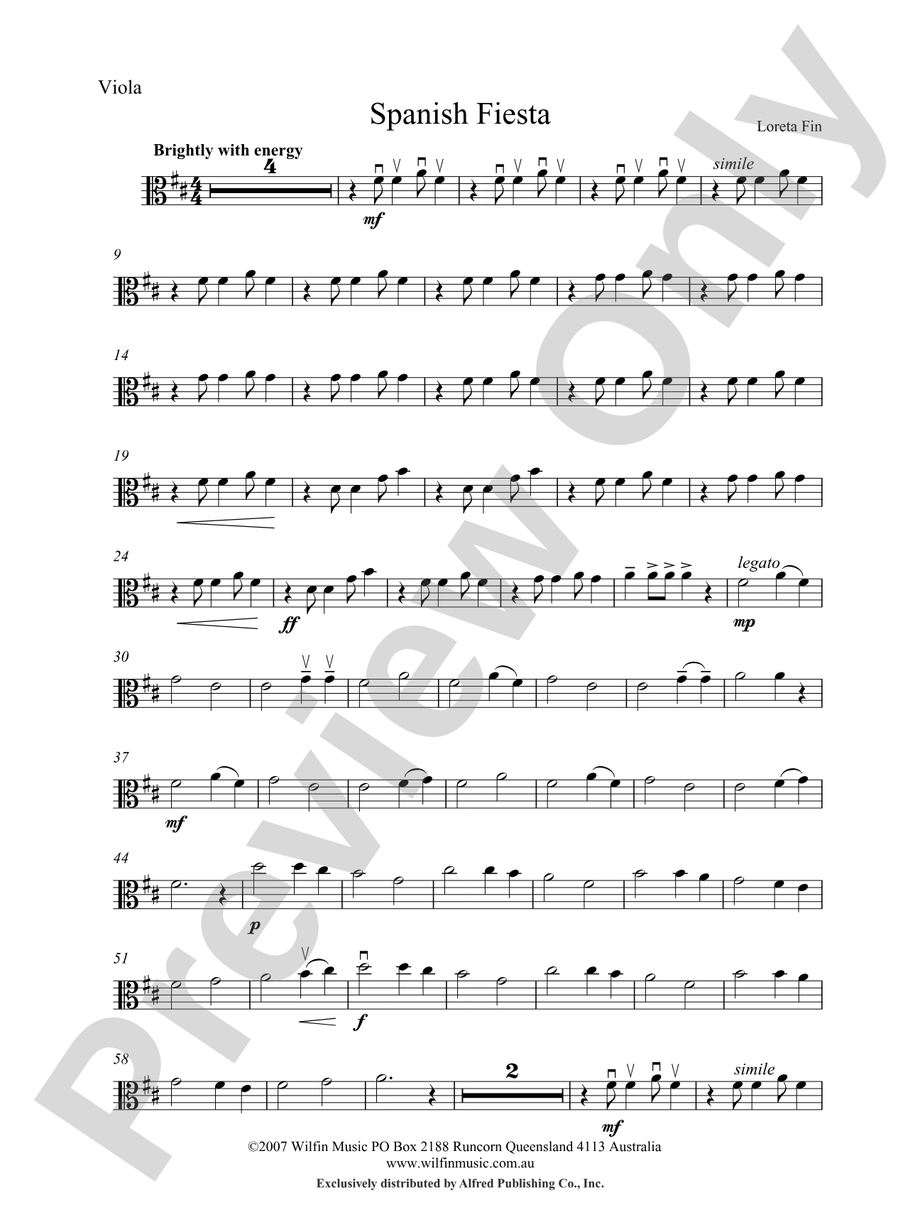 Spanish Fiesta: Viola