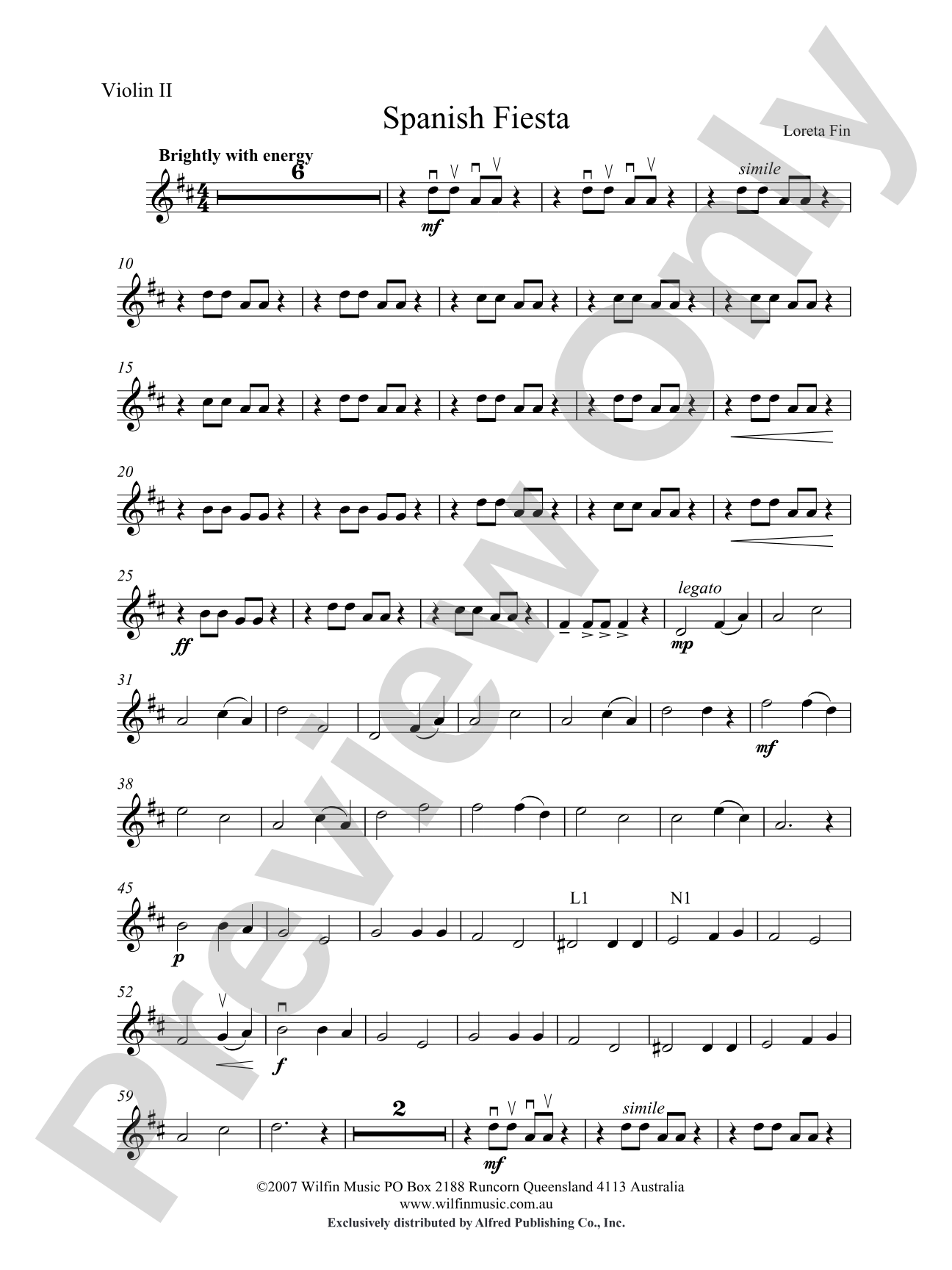 Spanish Fiesta: 2nd Violin