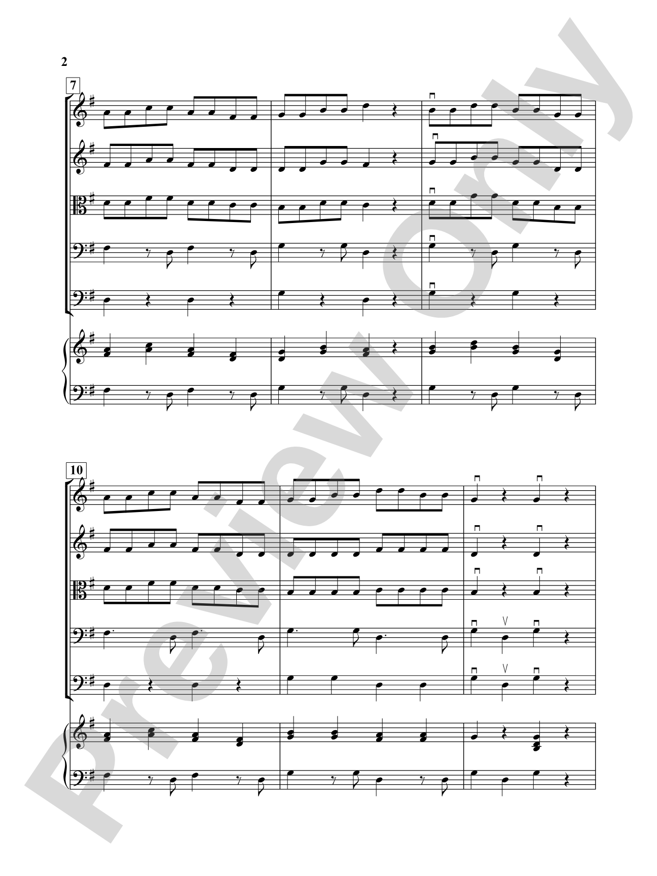 Beez Kneez: String Orchestra Conductor Score & Parts