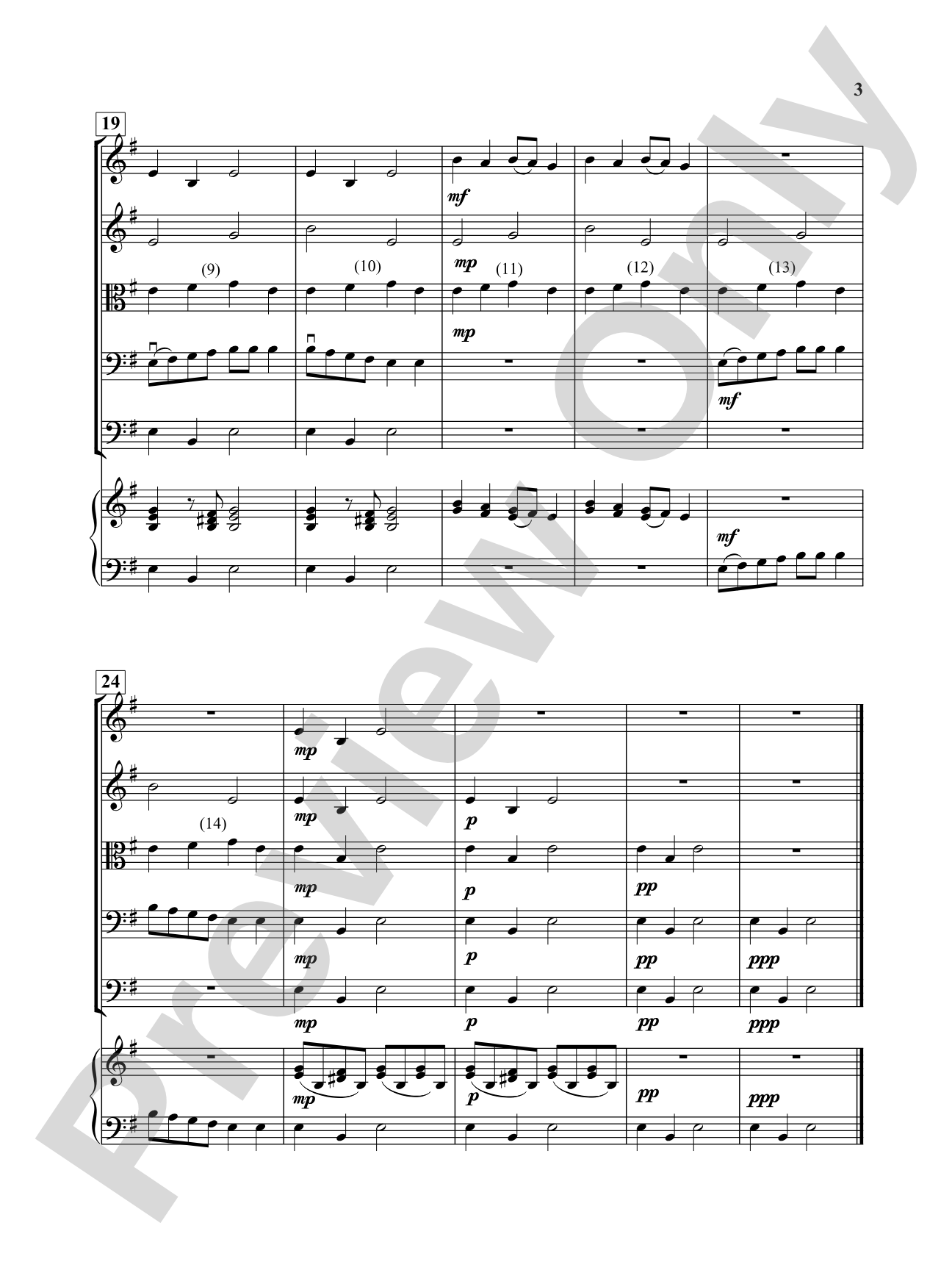 Sad Jacques: Score