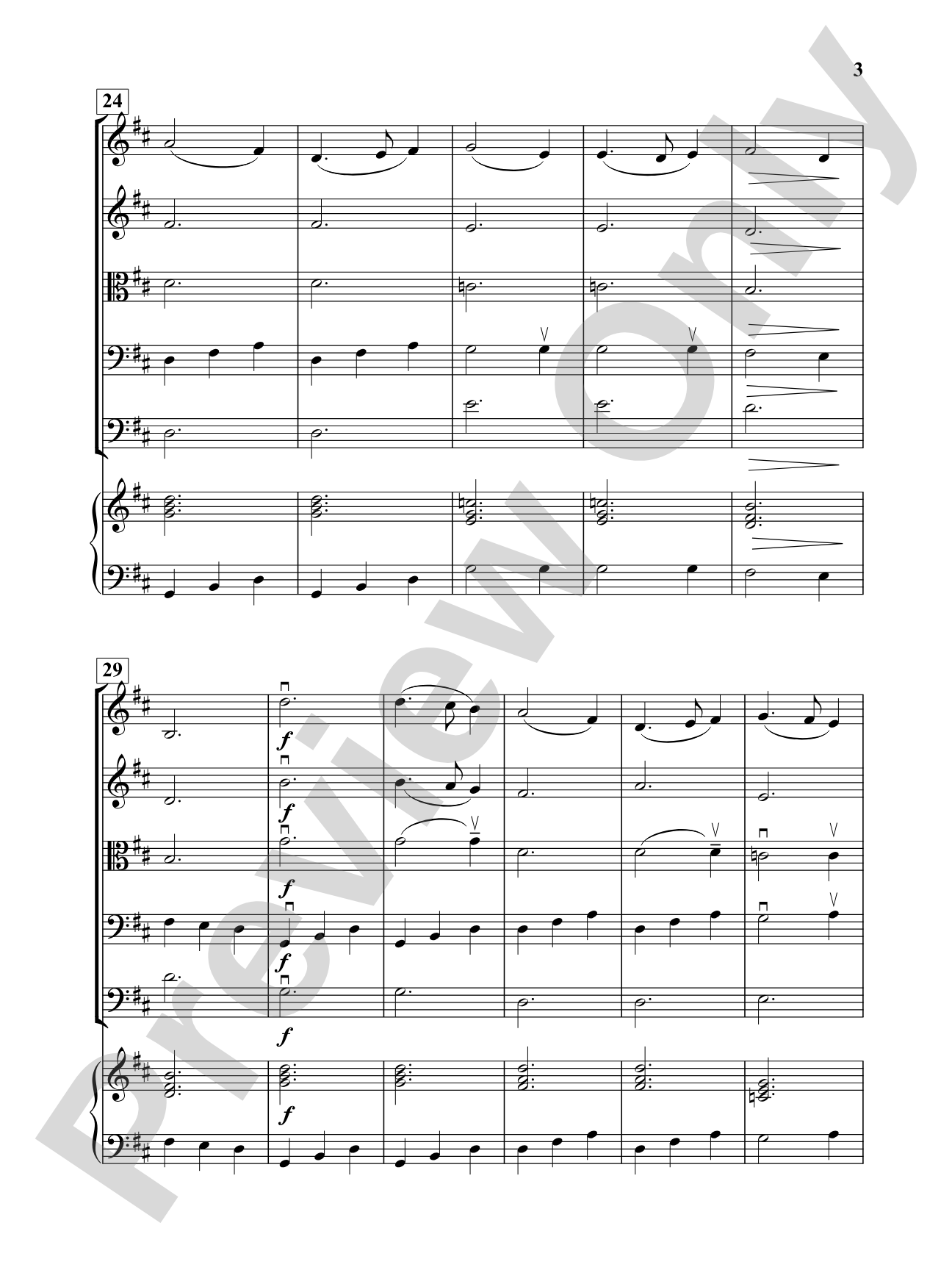 Greensleeves Theme: String Orchestra Conductor Score & Parts