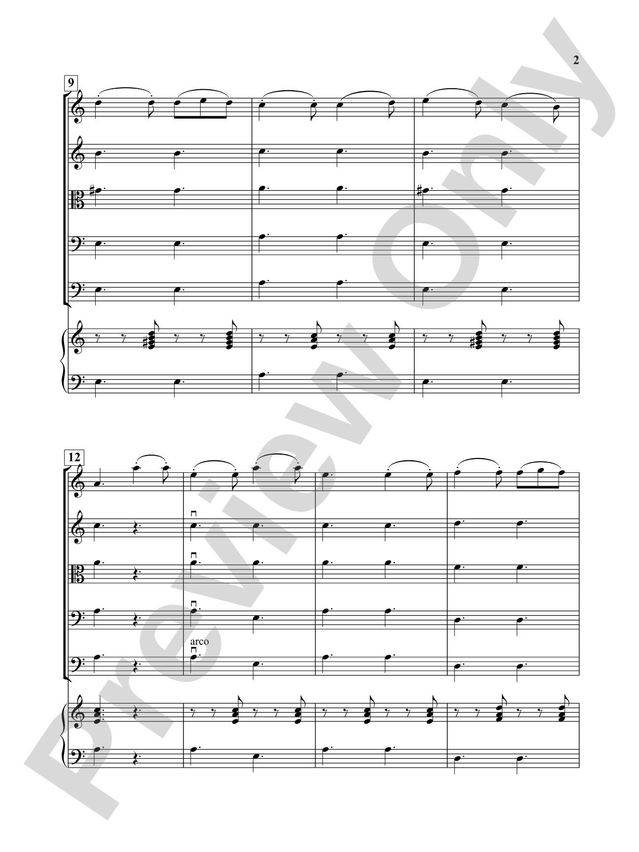 Viva Italia (Tarentella): String Orchestra Conductor Score & Parts