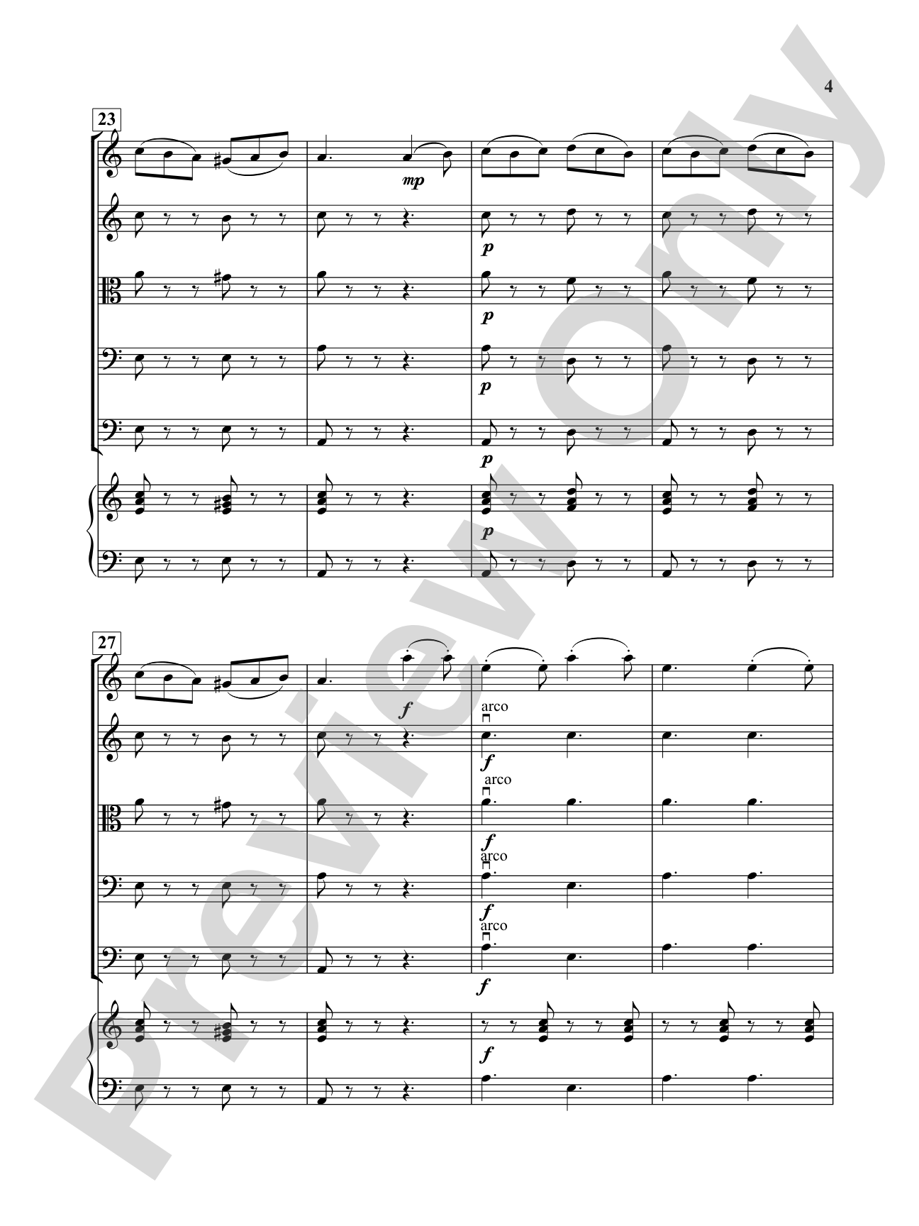 Viva Italia (Tarentella): String Orchestra Conductor Score & Parts