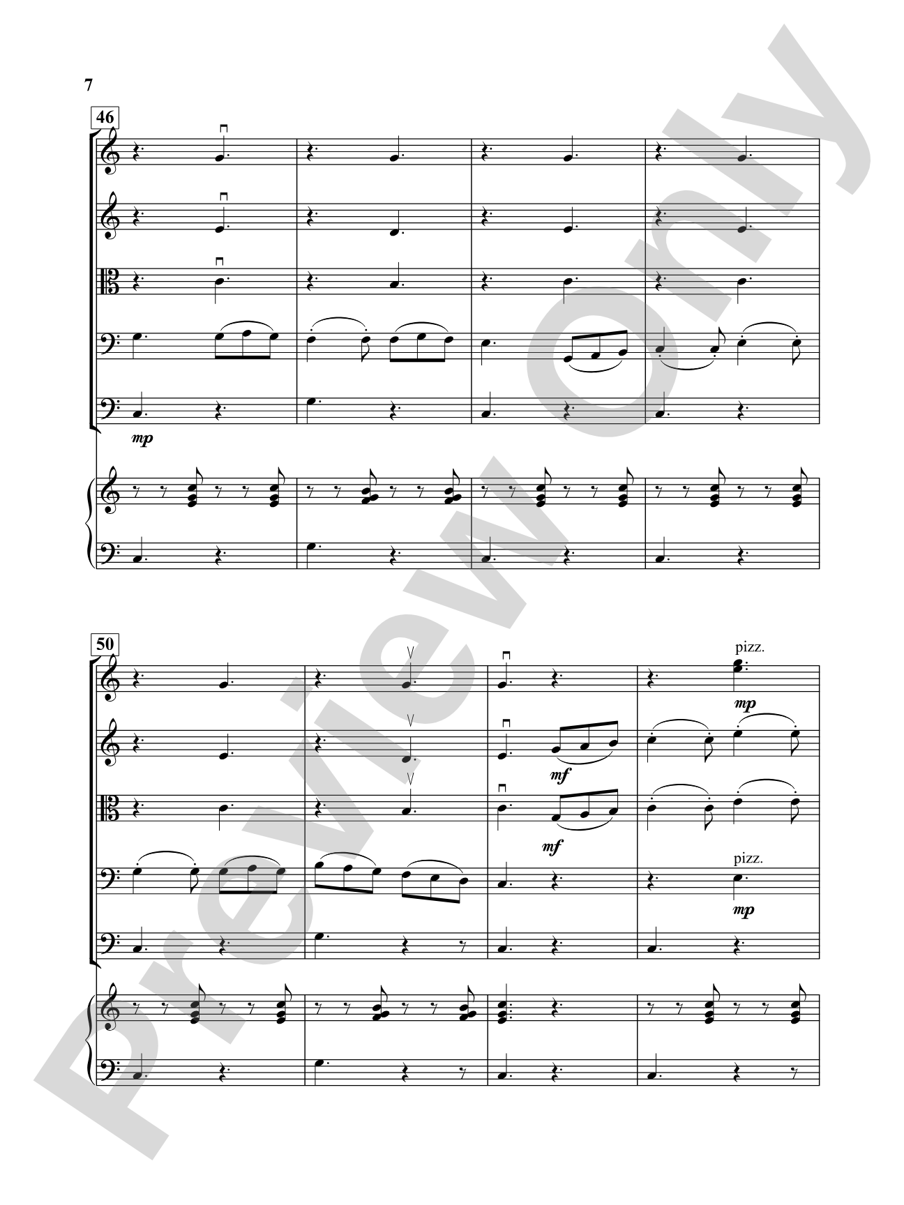 Viva Italia (Tarentella): String Orchestra Conductor Score & Parts