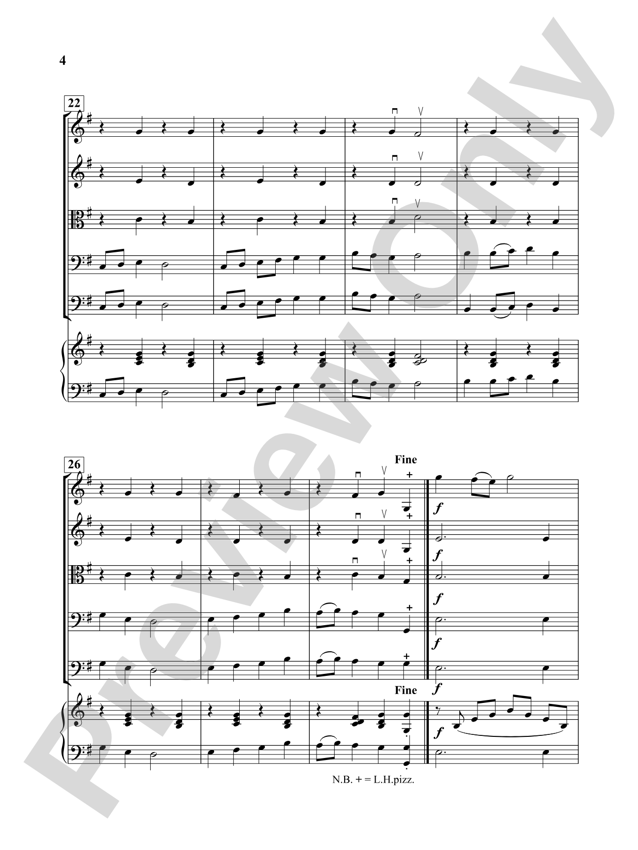 Rhythmic Rondo: String Orchestra Conductor Score & Parts