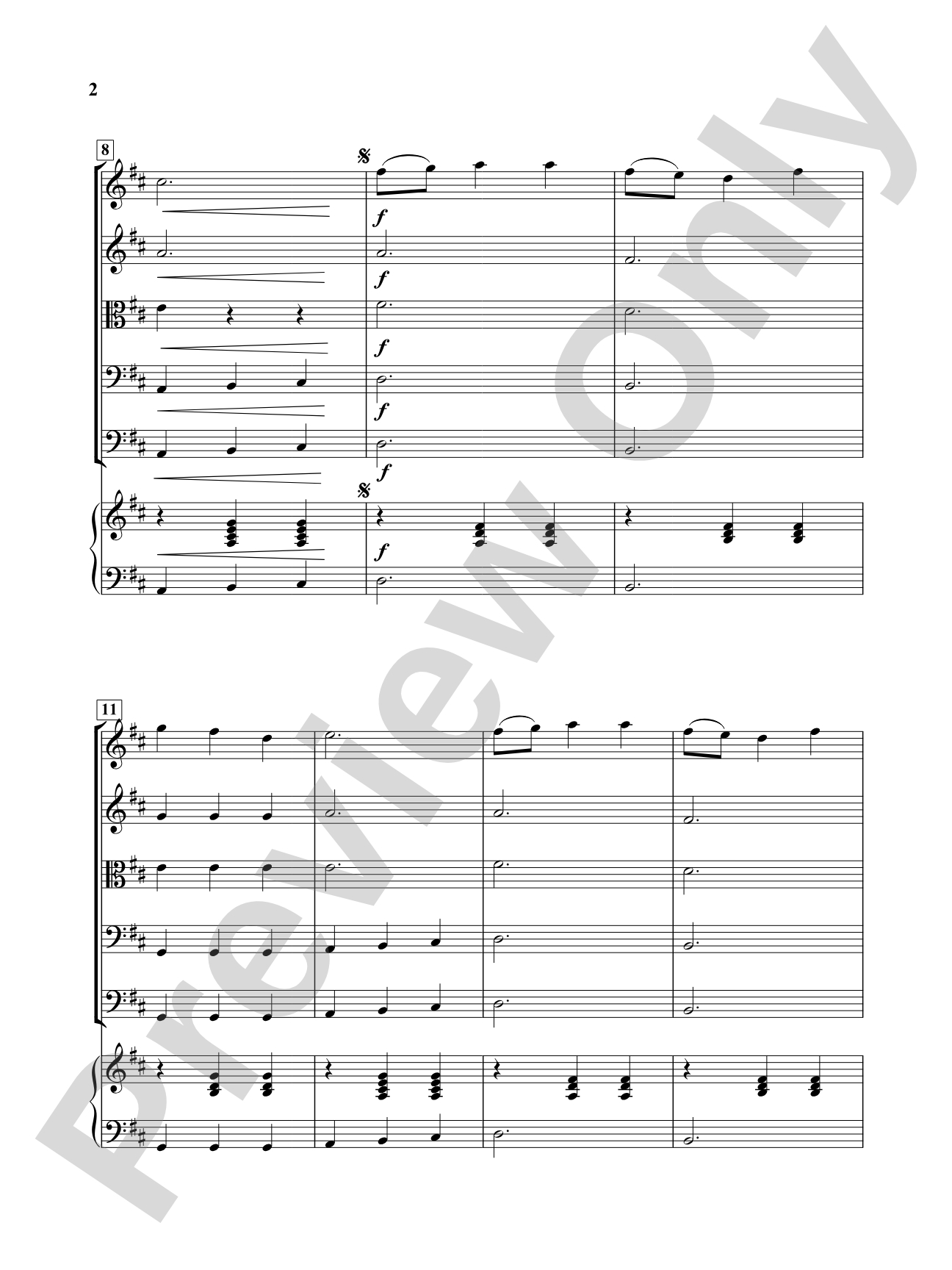 Cockatoo Three Step: String Orchestra Conductor Score & Parts