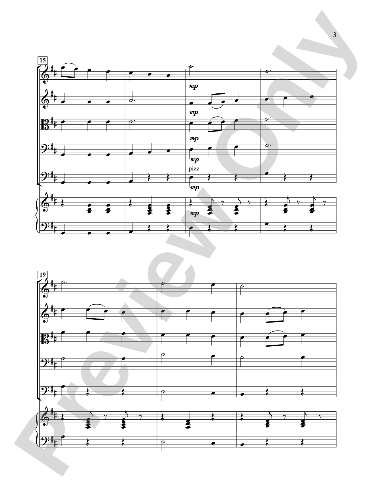 Cockatoo Three Step: String Orchestra Conductor Score & Parts