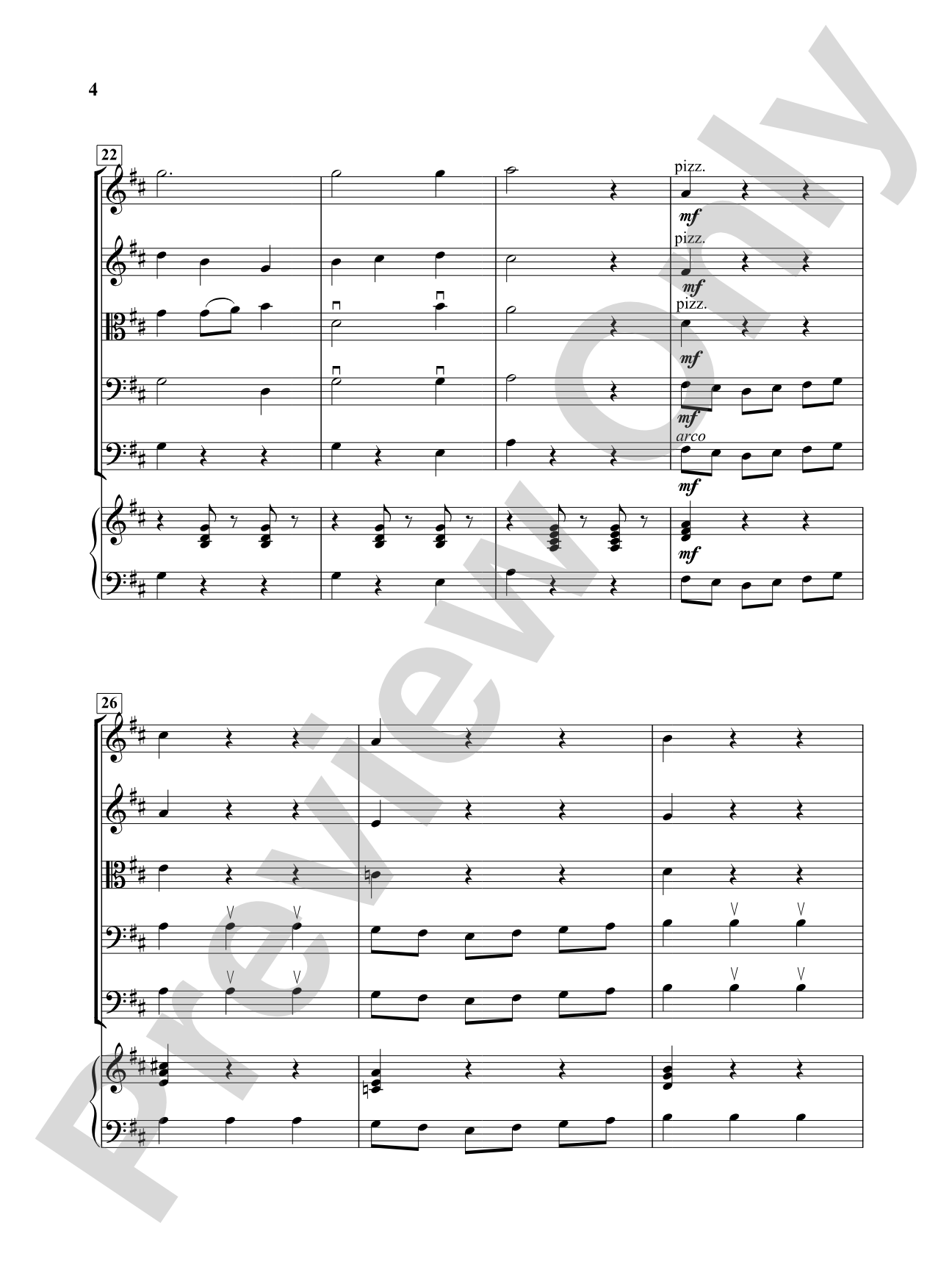 Cockatoo Three Step: String Orchestra Conductor Score & Parts