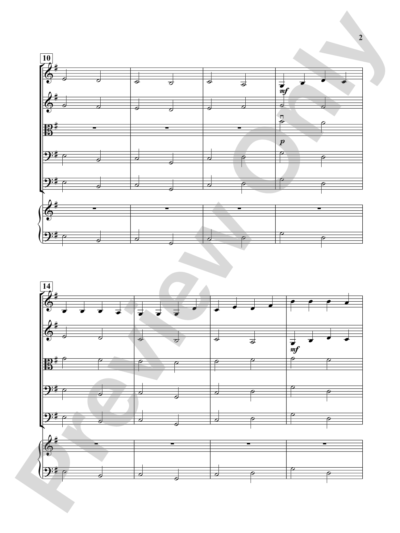 Pachelbel's Canon: String Orchestra Conductor Score & Parts