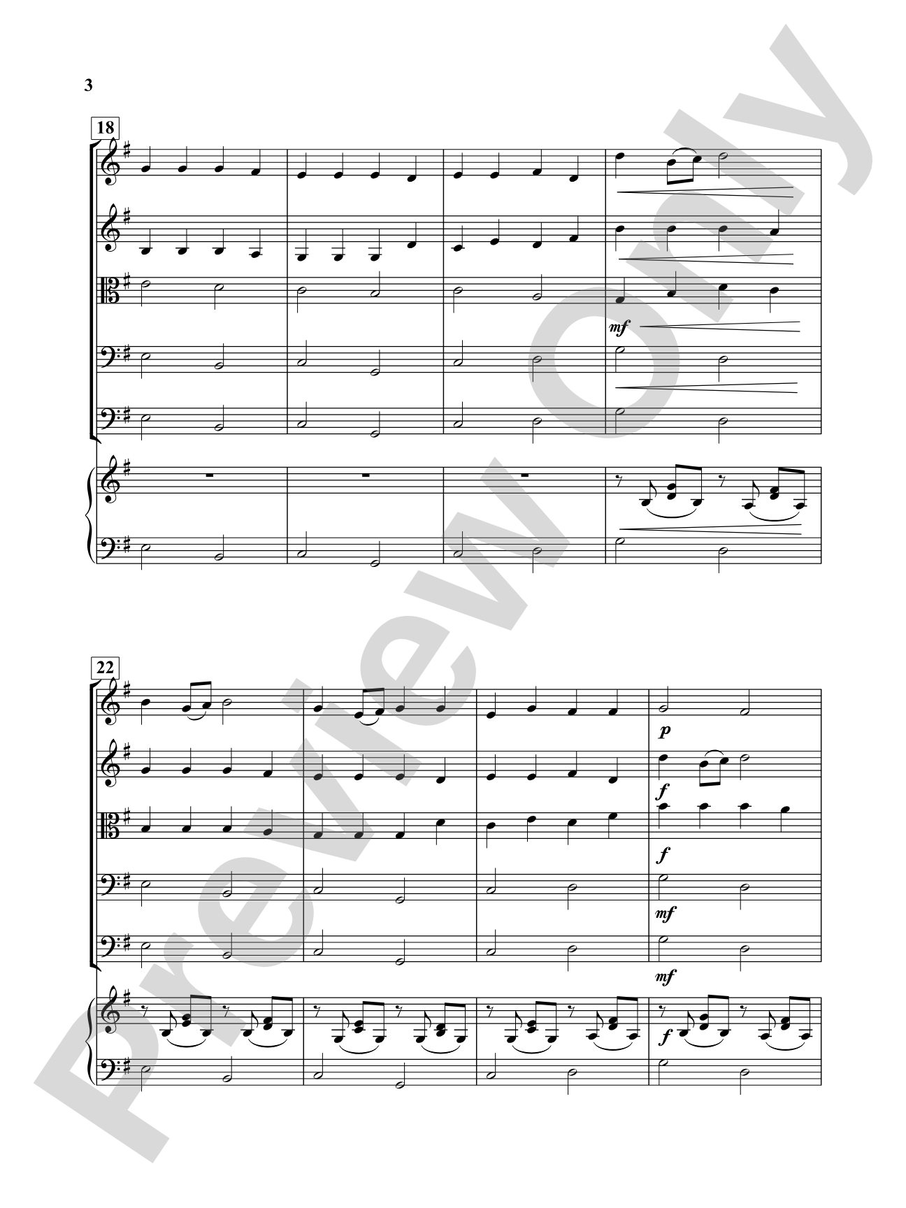 Pachelbel's Canon: String Orchestra Conductor Score & Parts