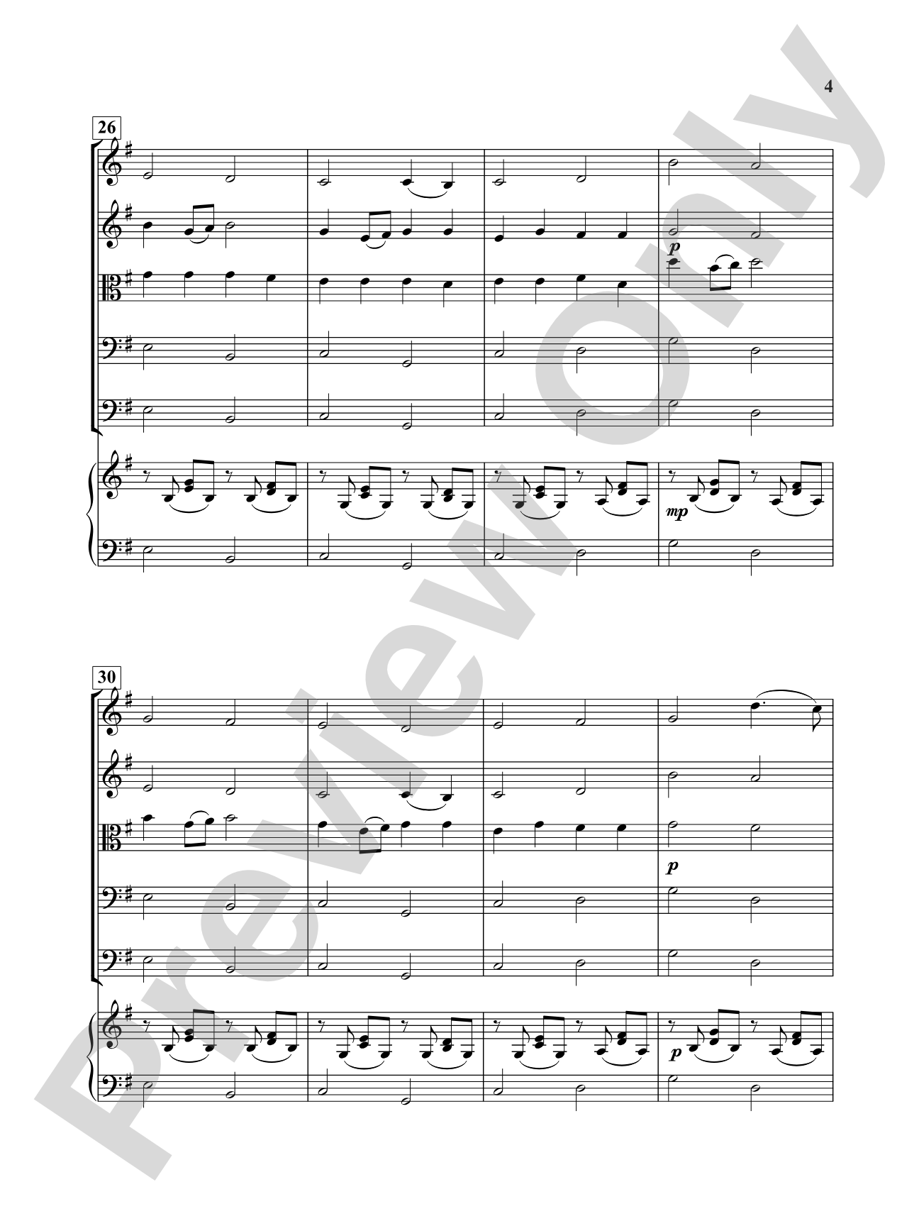 Pachelbel's Canon: String Orchestra Conductor Score & Parts