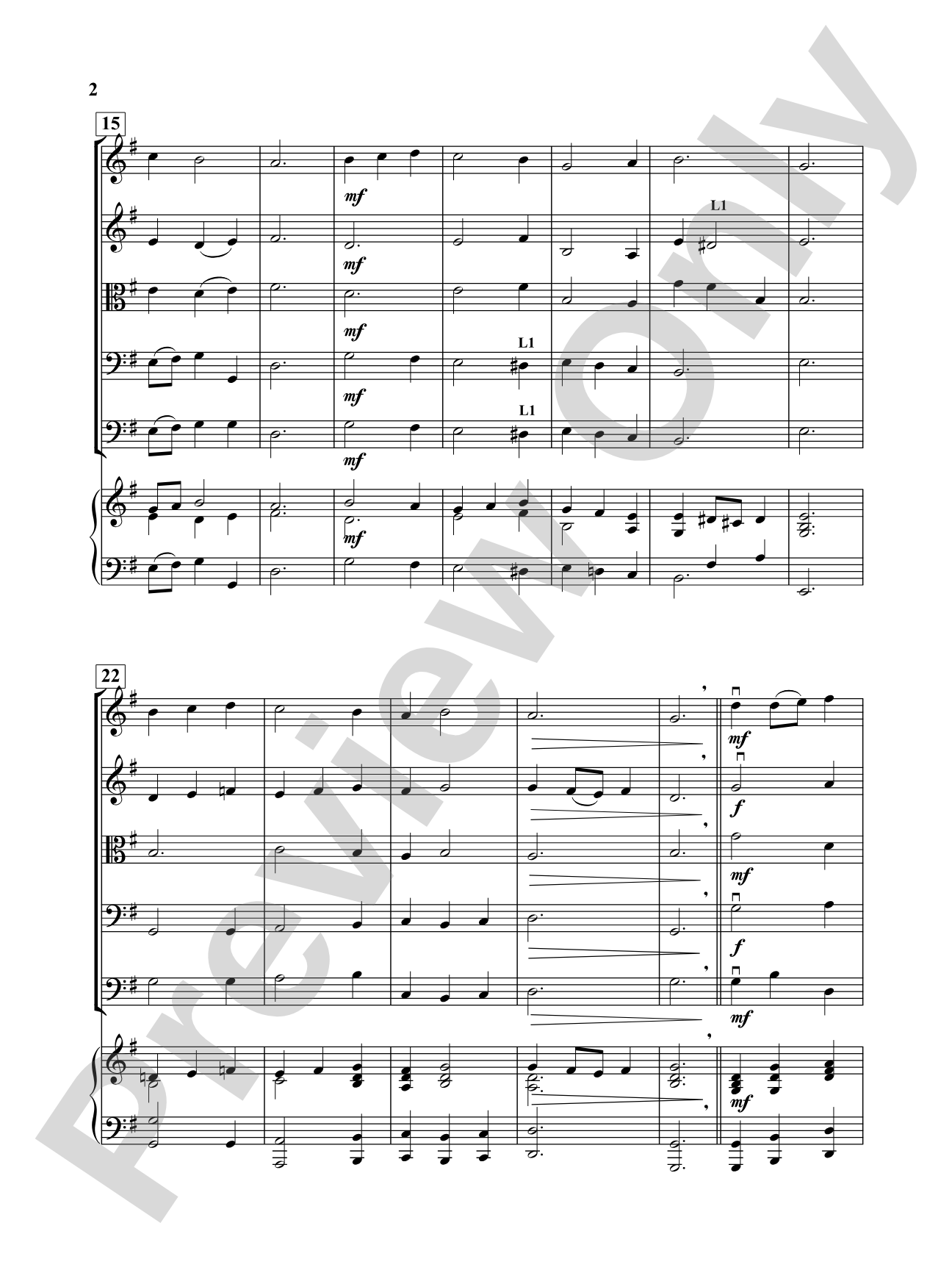 Chorale: String Orchestra Conductor Score & Parts