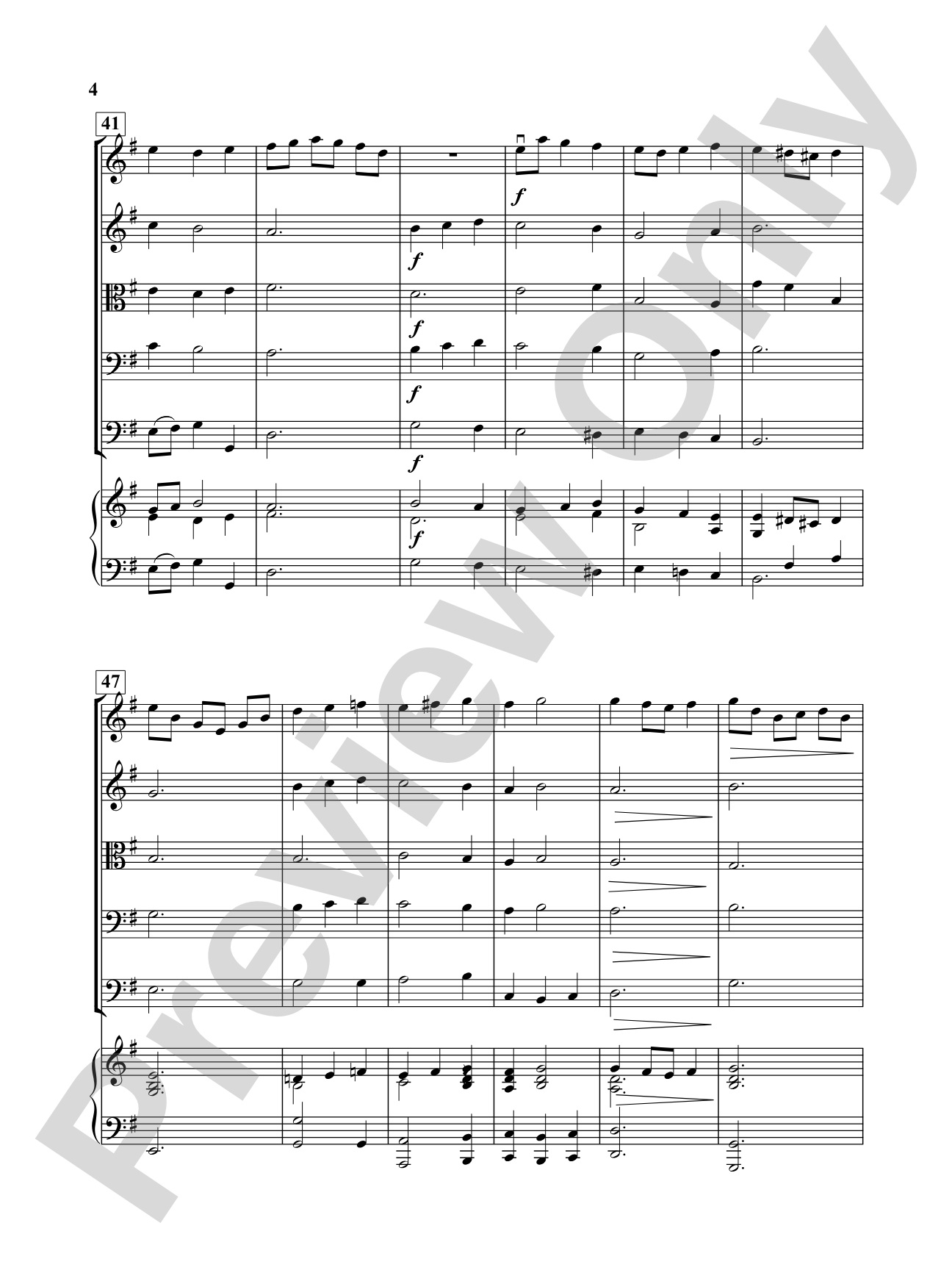 Chorale: String Orchestra Conductor Score & Parts
