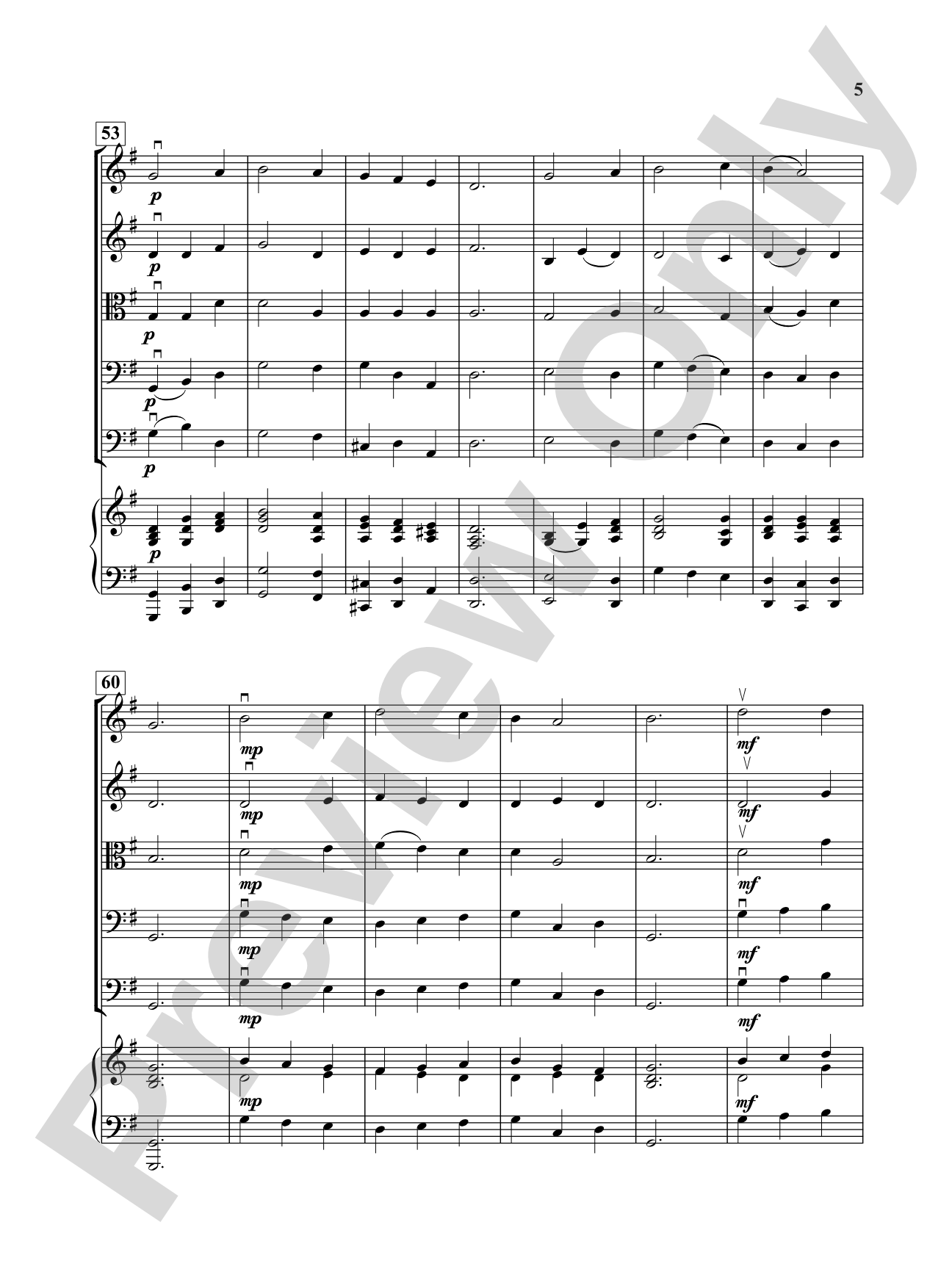 Chorale: String Orchestra Conductor Score & Parts
