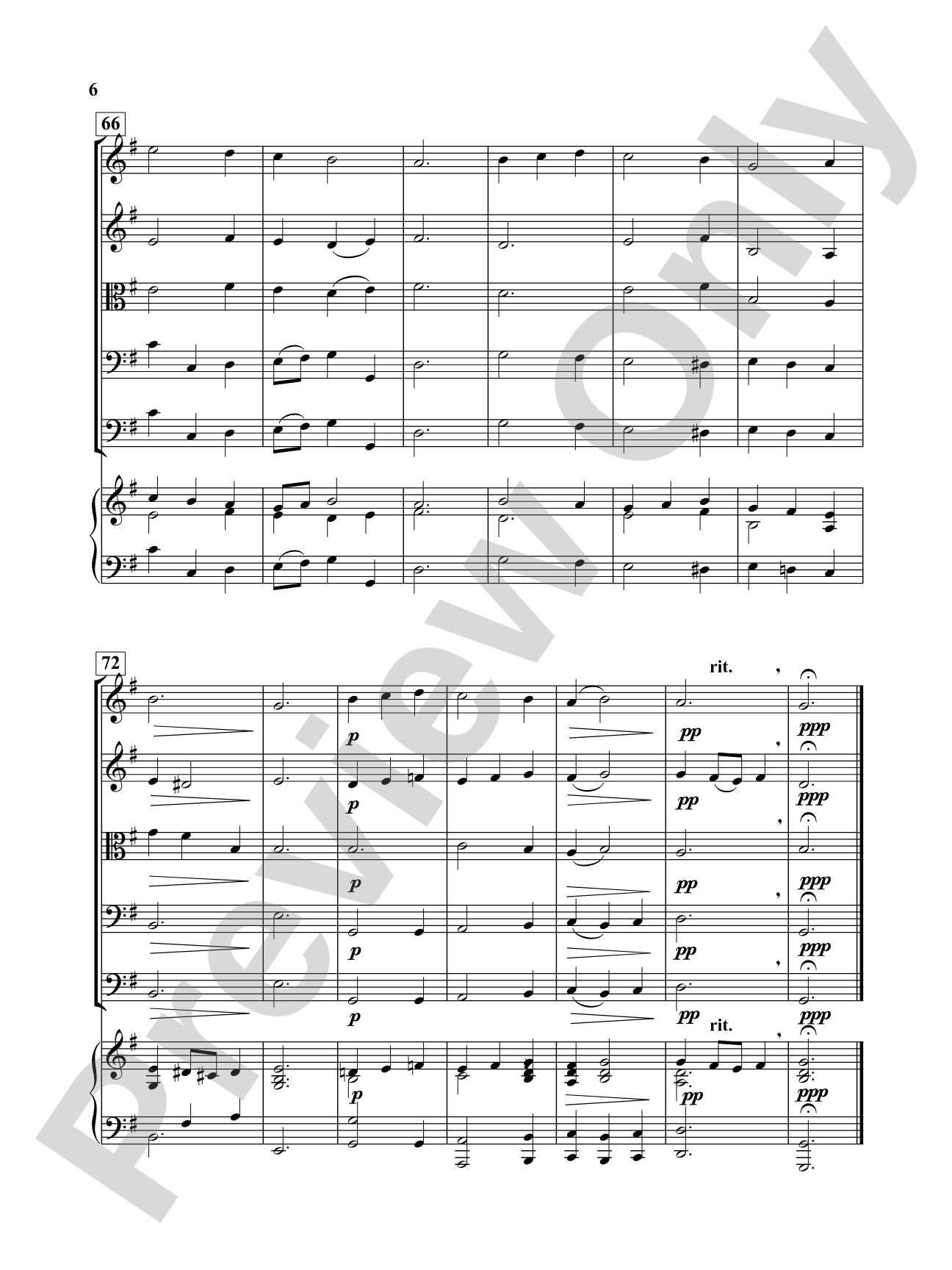 Chorale: String Orchestra Conductor Score & Parts