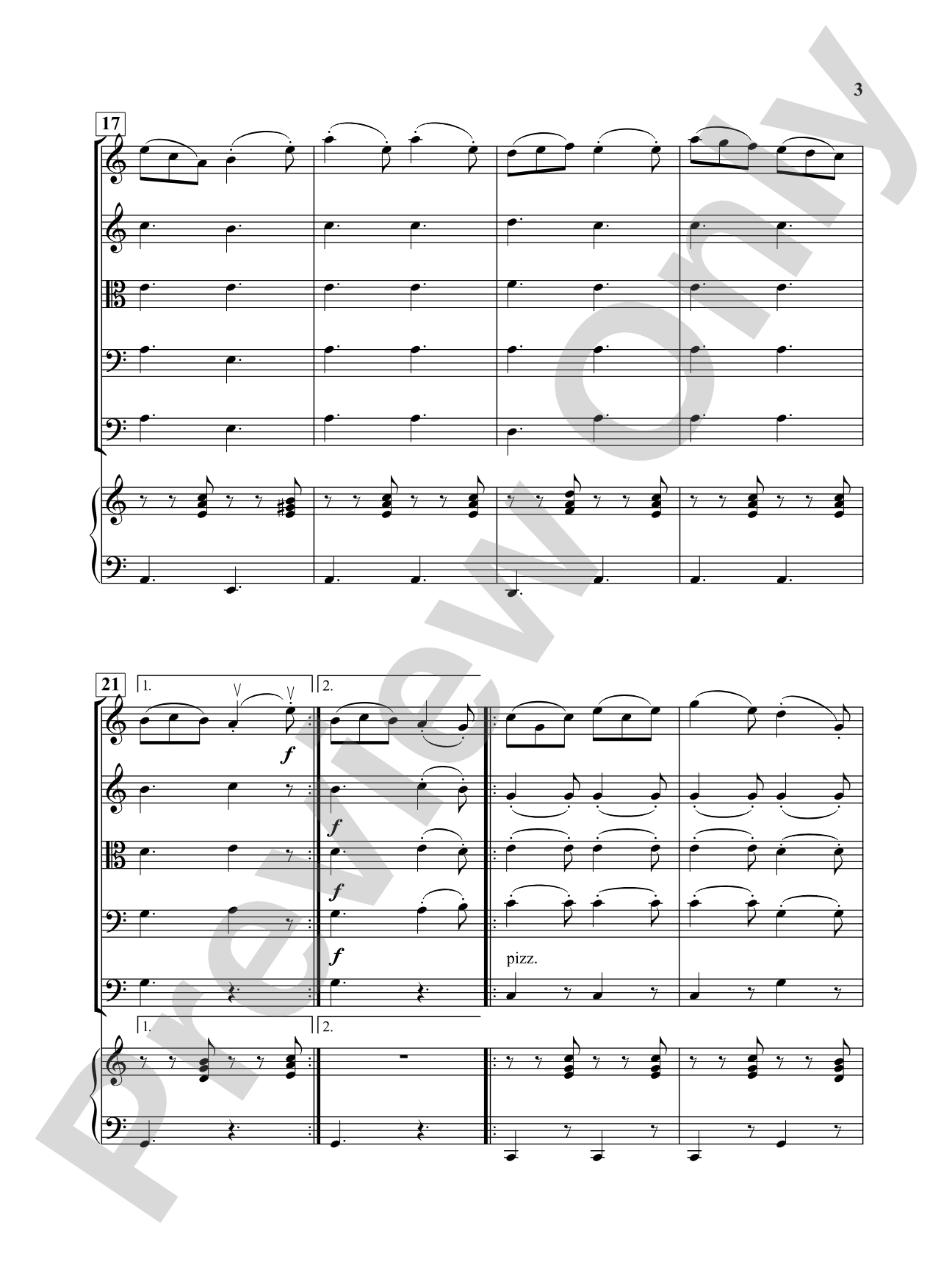 Danza Rustica: String Orchestra Conductor Score & Parts