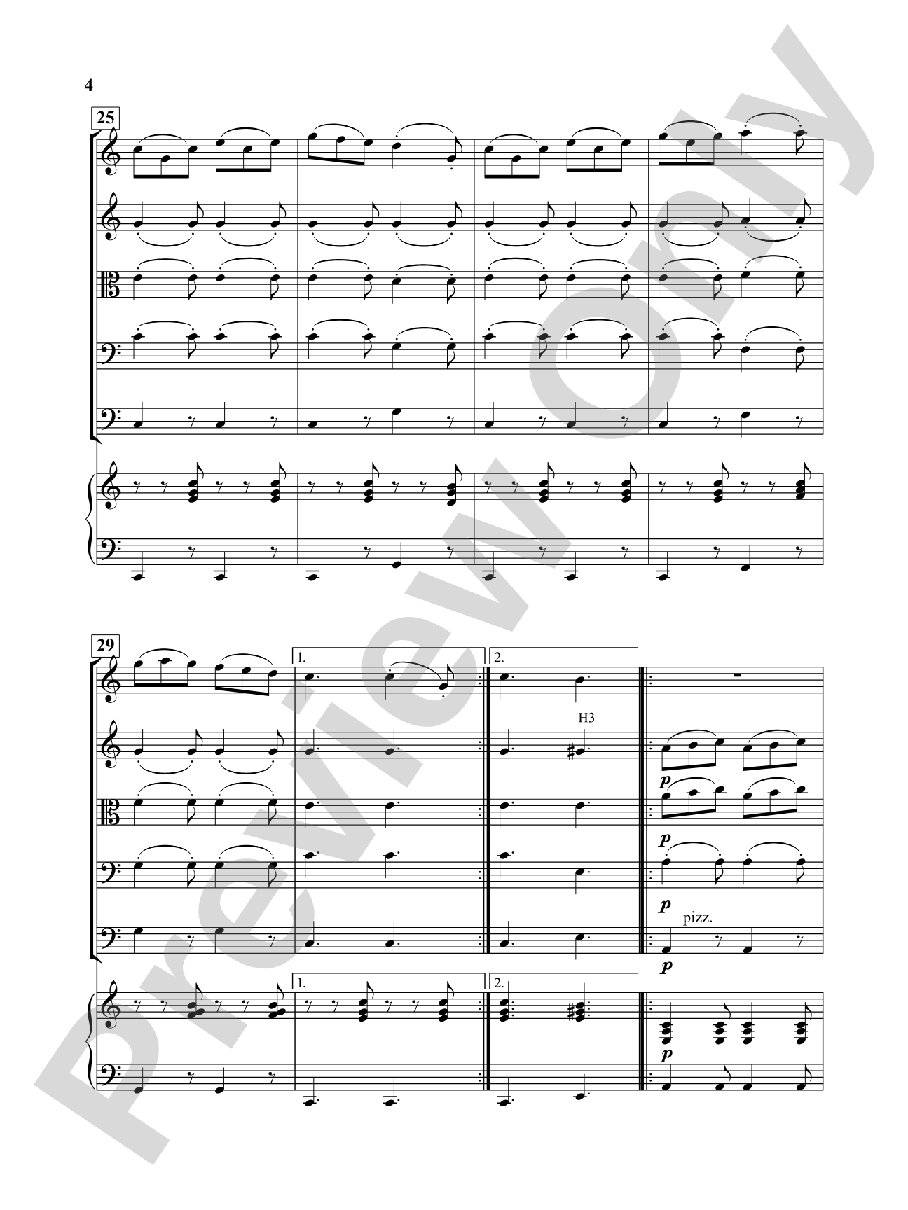Danza Rustica: String Orchestra Conductor Score & Parts