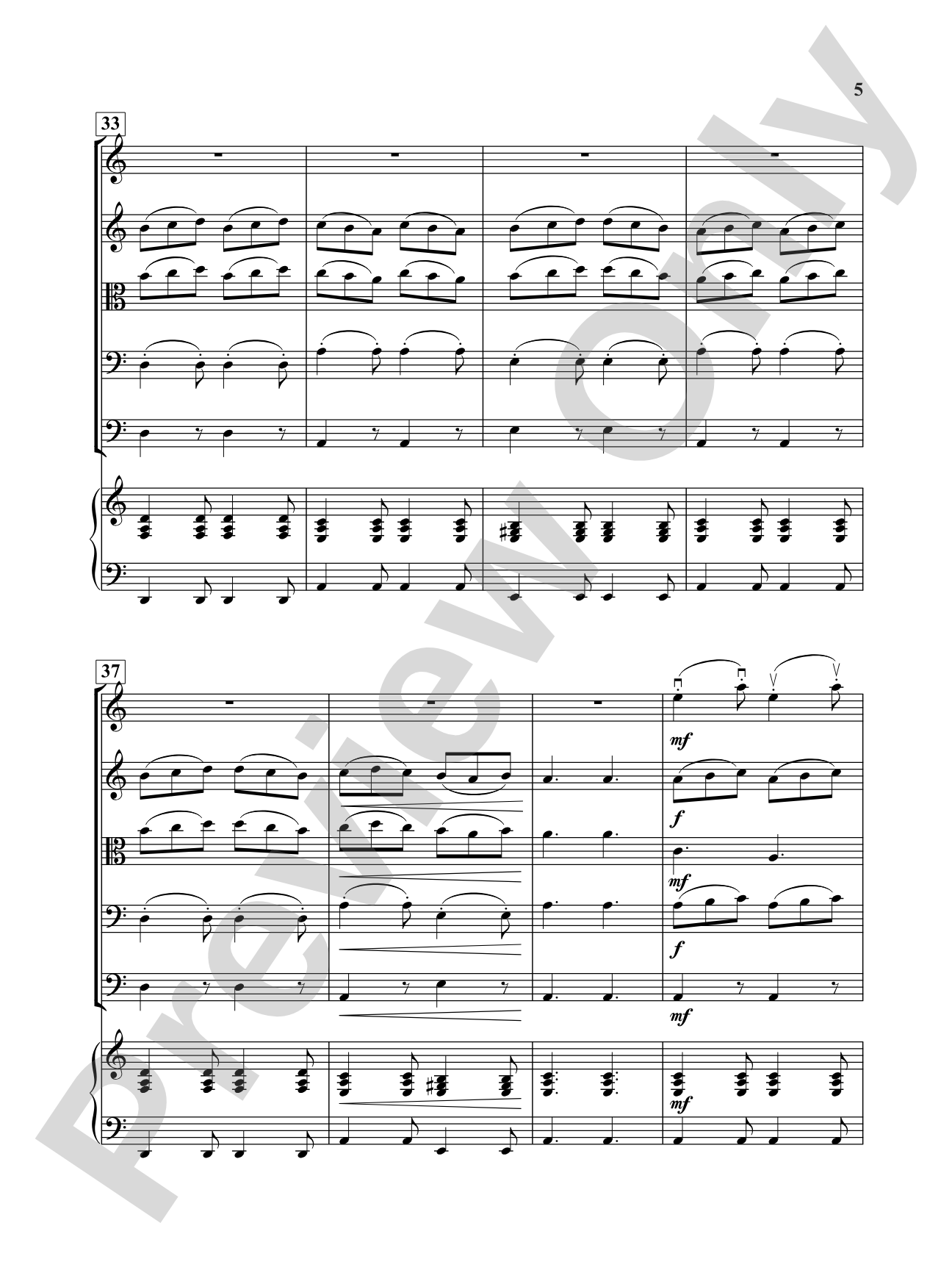 Danza Rustica: String Orchestra Conductor Score & Parts