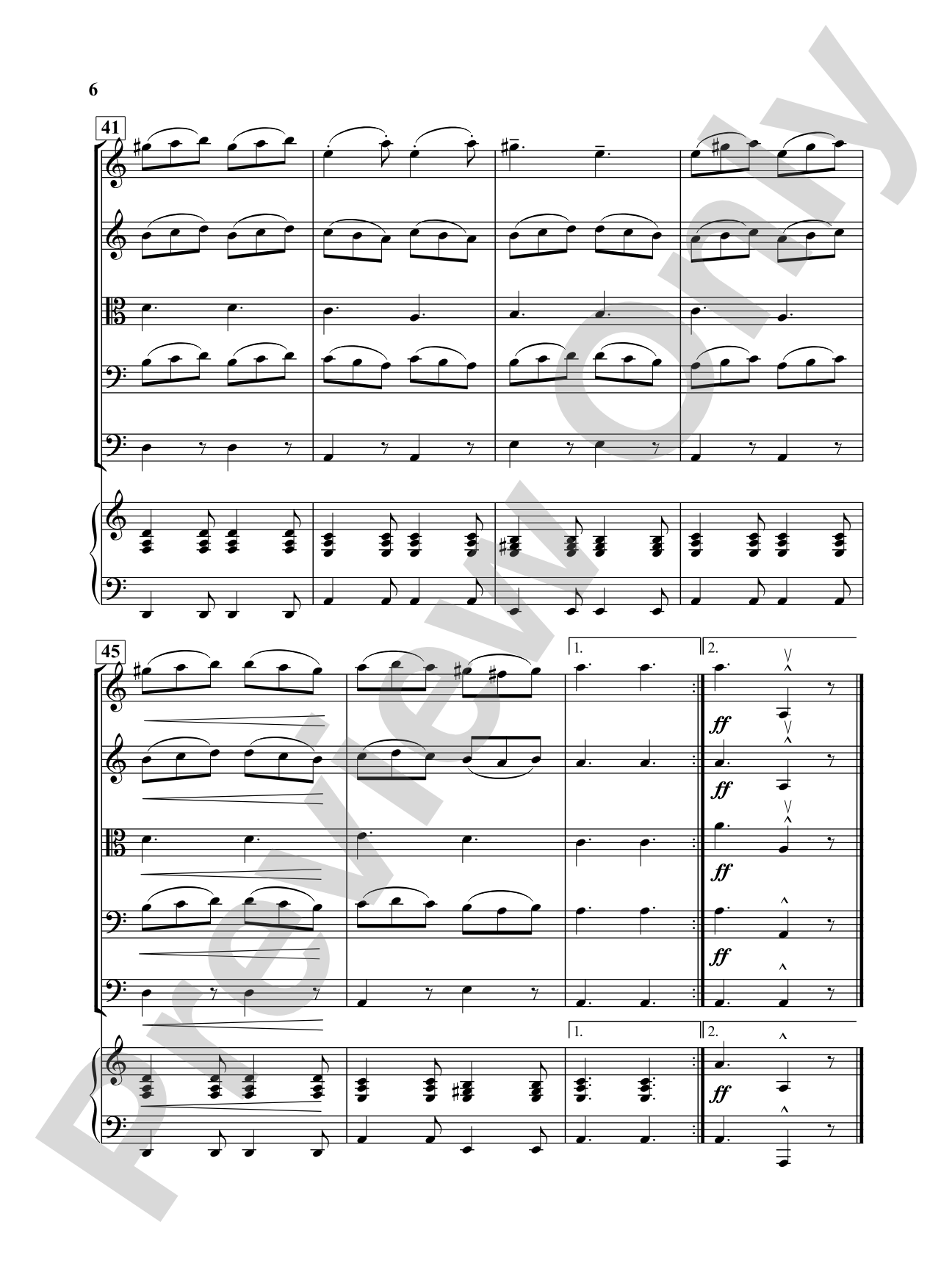 Danza Rustica: String Orchestra Conductor Score & Parts