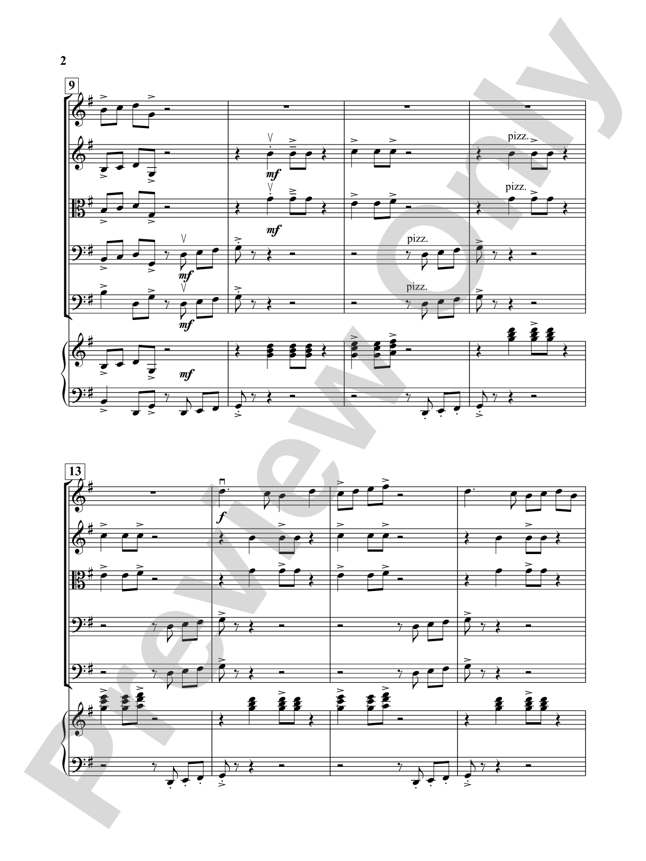 Snap, Crackle and Pop: String Orchestra Conductor Score & Parts