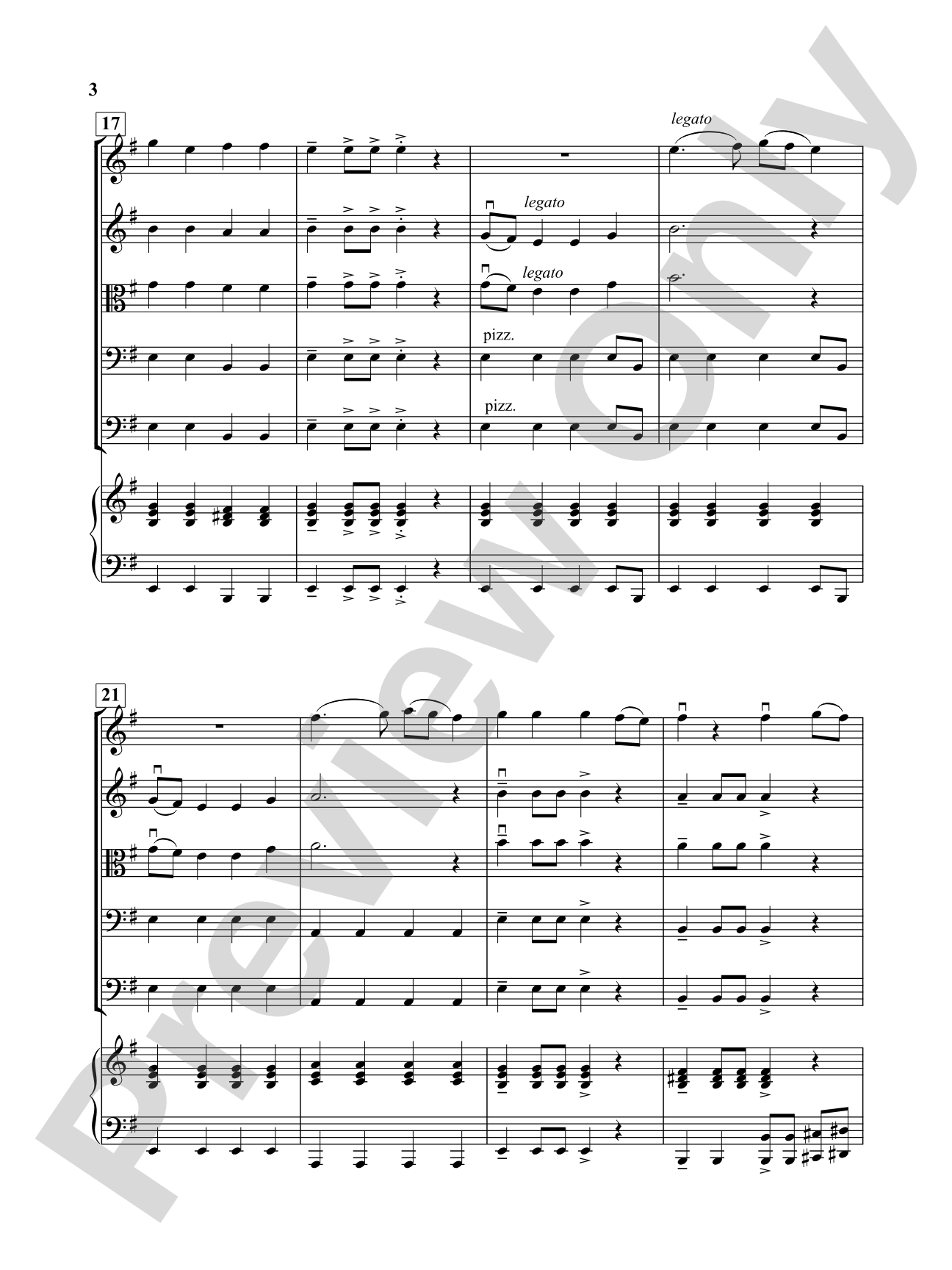 South Brisbane Tango: String Orchestra Conductor Score & Parts