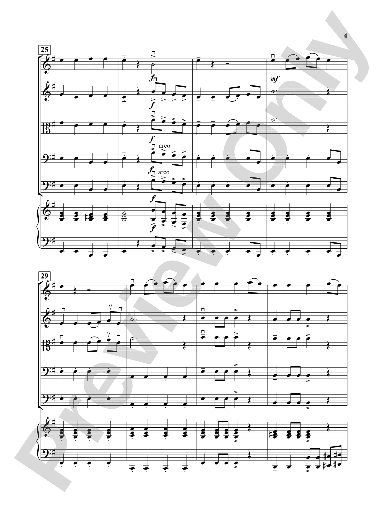 South Brisbane Tango: String Orchestra Conductor Score & Parts