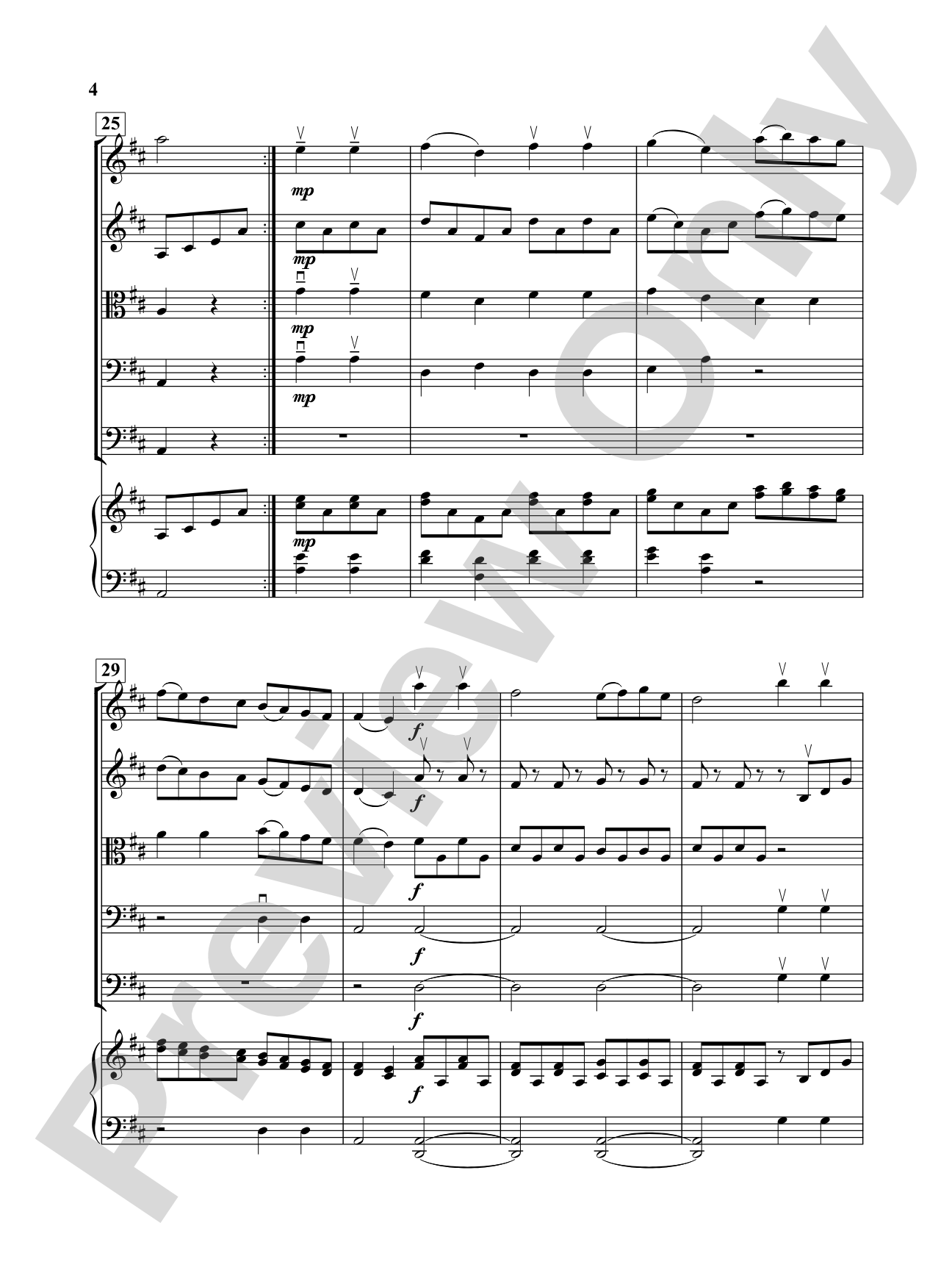 Andante and Rondo: String Orchestra Conductor Score & Parts