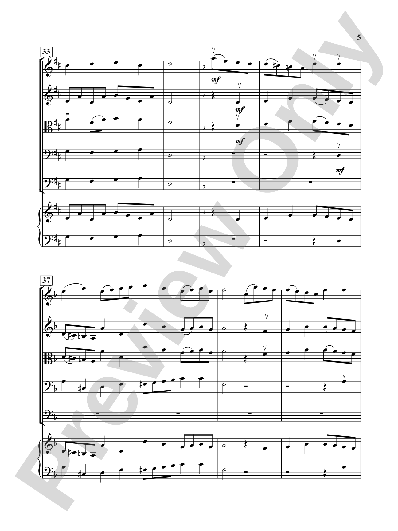 Andante and Rondo: String Orchestra Conductor Score & Parts