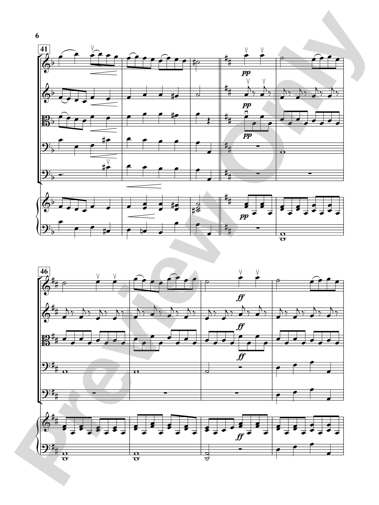 Andante and Rondo: String Orchestra Conductor Score & Parts