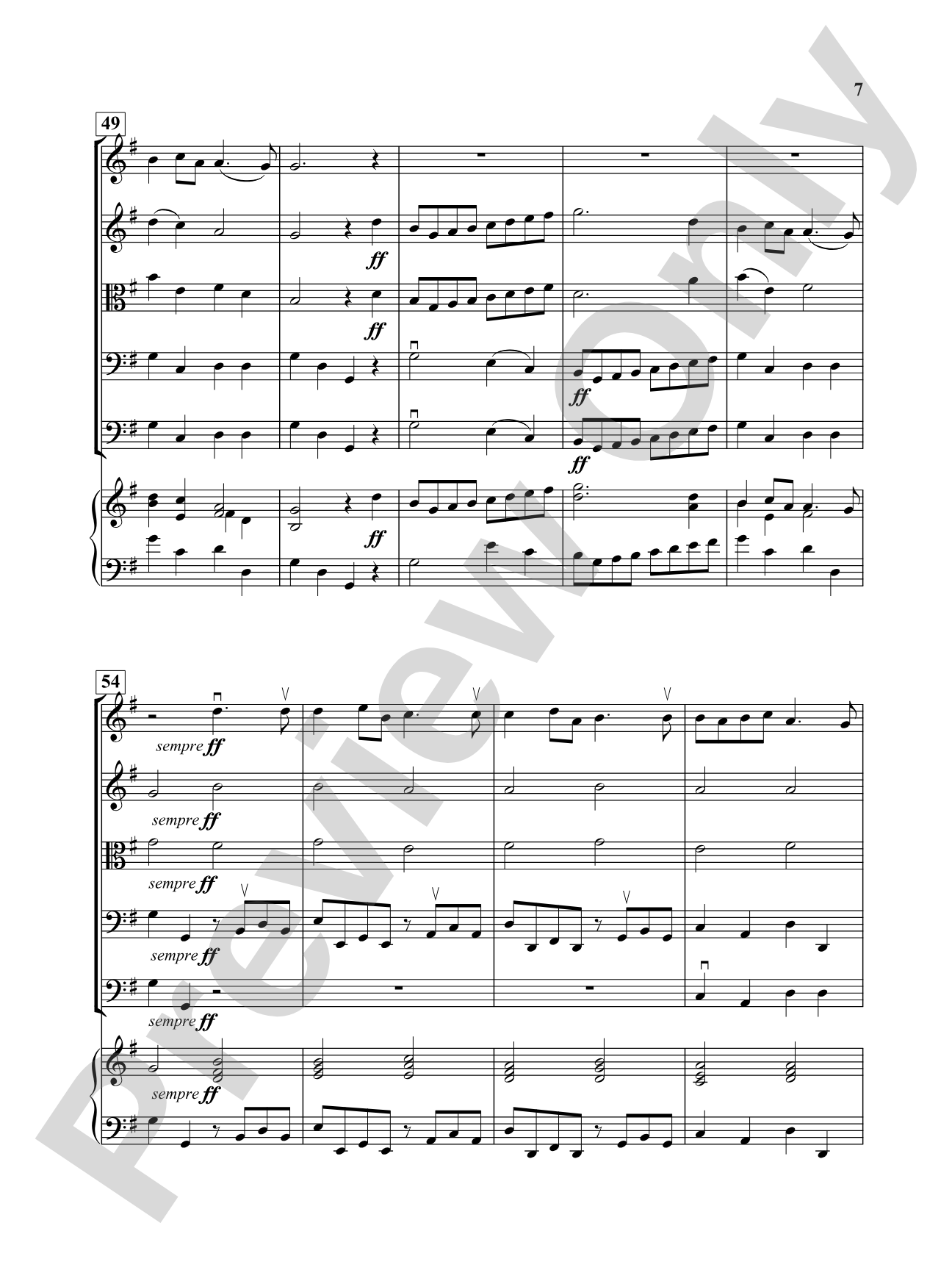 Majestic March: String Orchestra Conductor Score & Parts