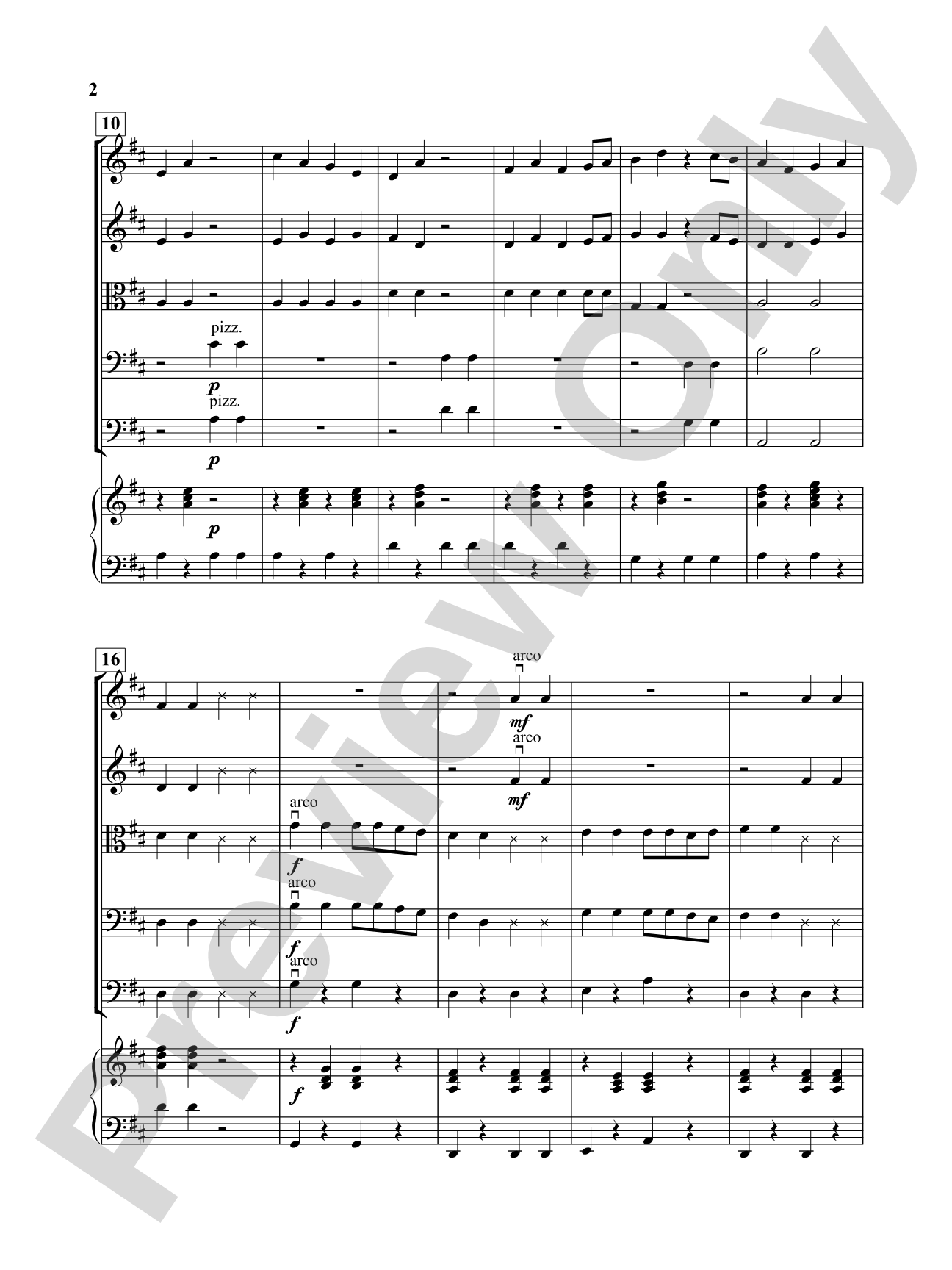 Steppin' Out: String Orchestra Conductor Score & Parts
